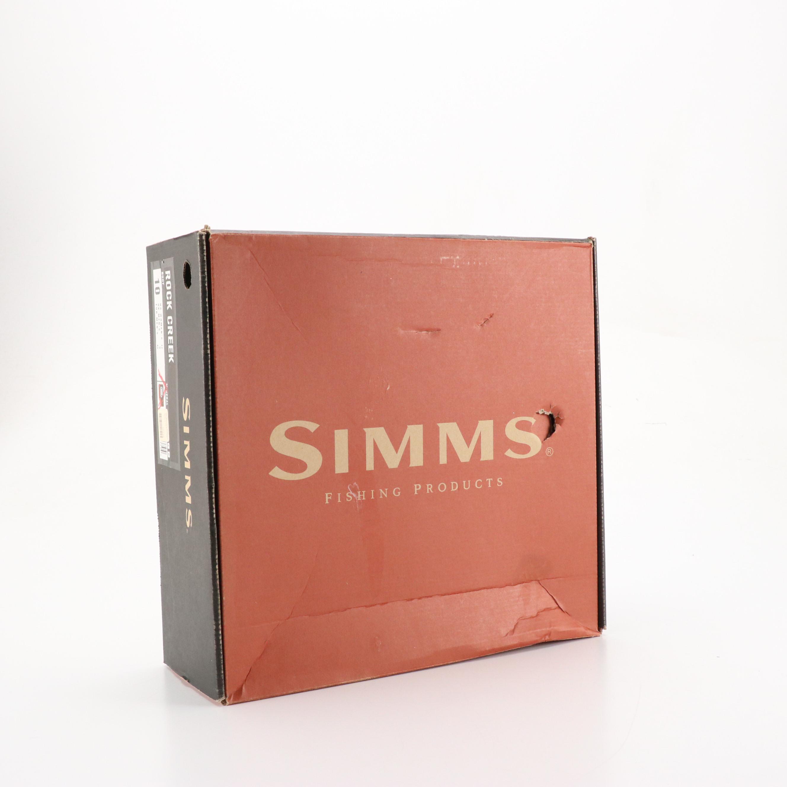 Simms "Rock Creek" Ultra Light Wading Boots in Box