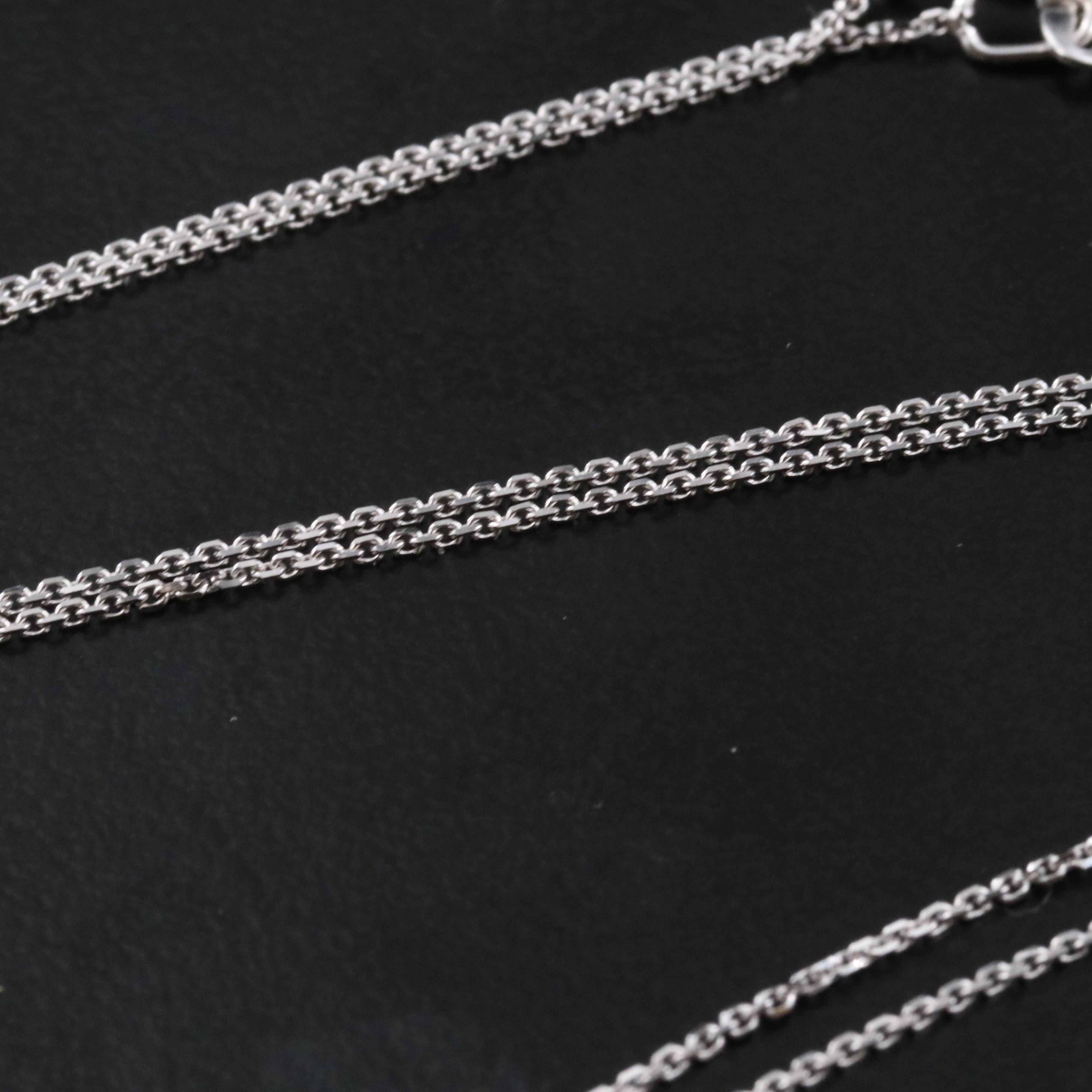 18K 10.17 CT Lab Grown Diamond Pendant Necklace with IGI Report