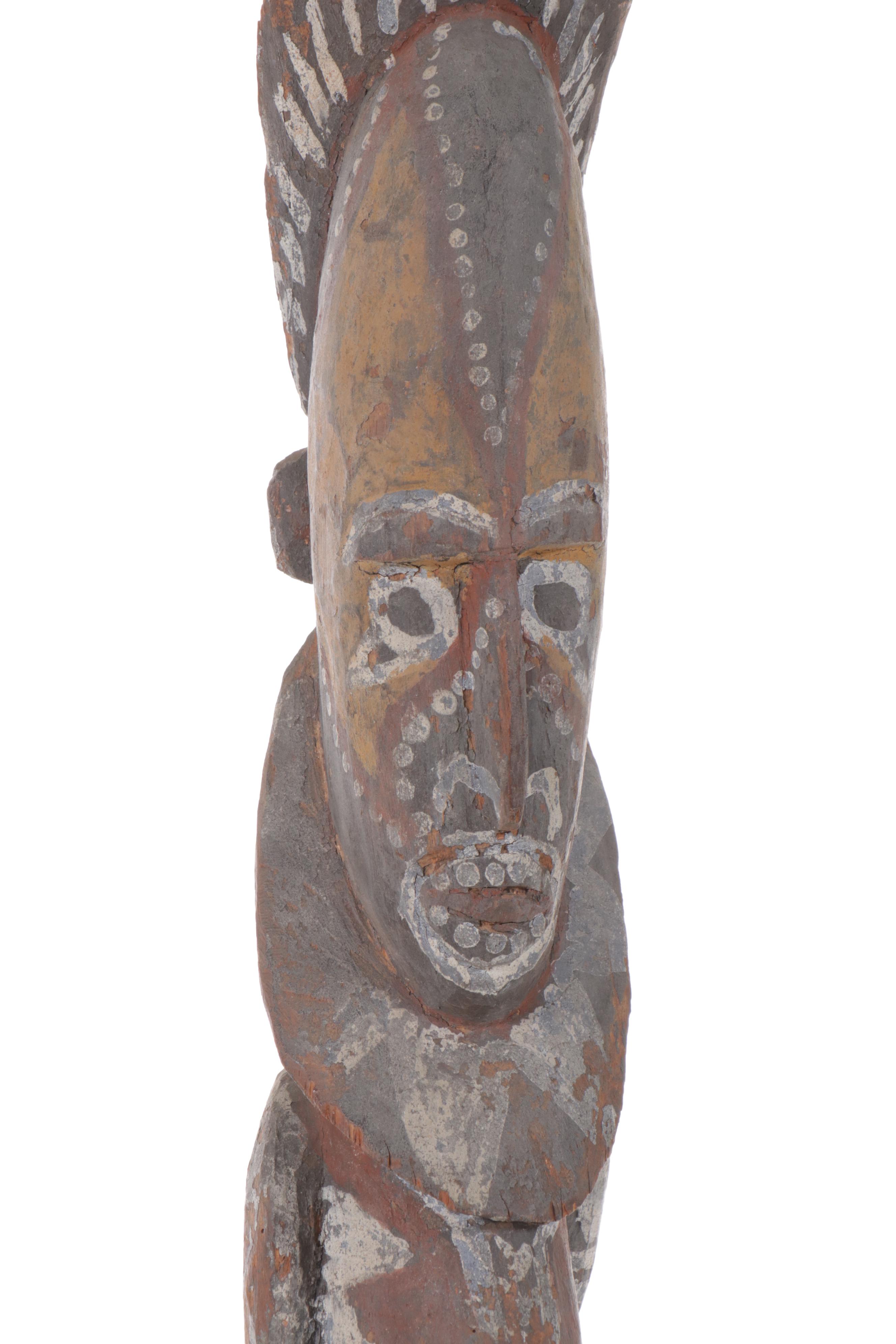 PNG Sepik River Abelam Style Ancestor Spirit House Ritual Stick