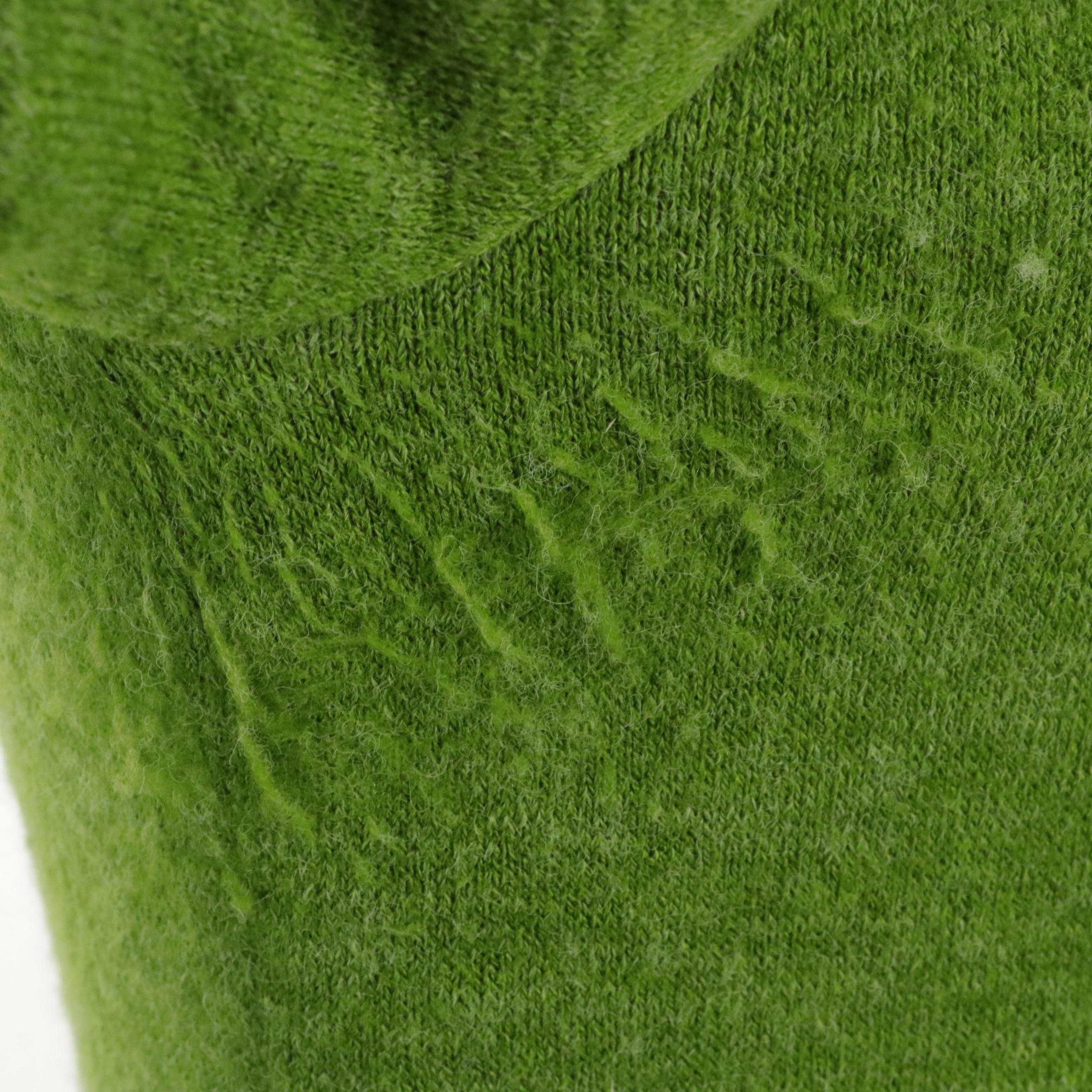 Lisa International Brown Suede Vest with Curly Lamb Fur Trim, Other Knit Sweater