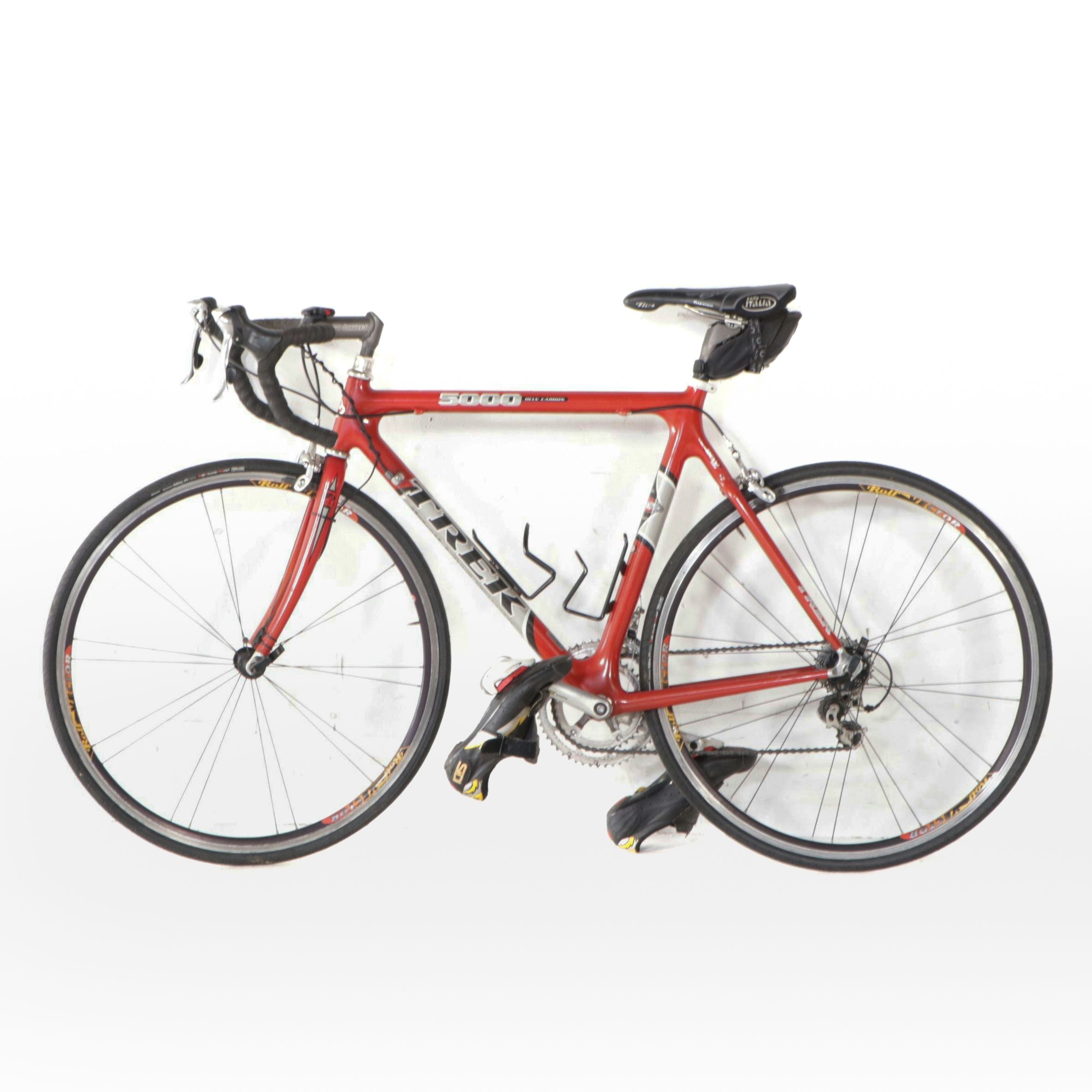 Trek 5000 Road Bicycle, Rolf Vector Comp. Wheels, Selle Italia Gel Seat