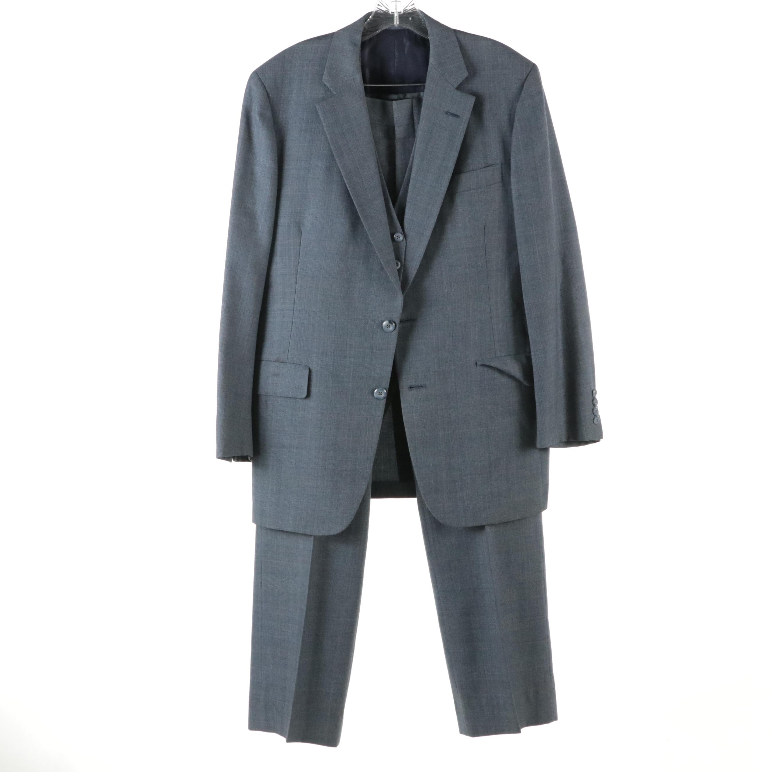 Men's Jos. A. Bank Linen & Wool Blend Two-Piece Suit and Other Three-Piece Suit