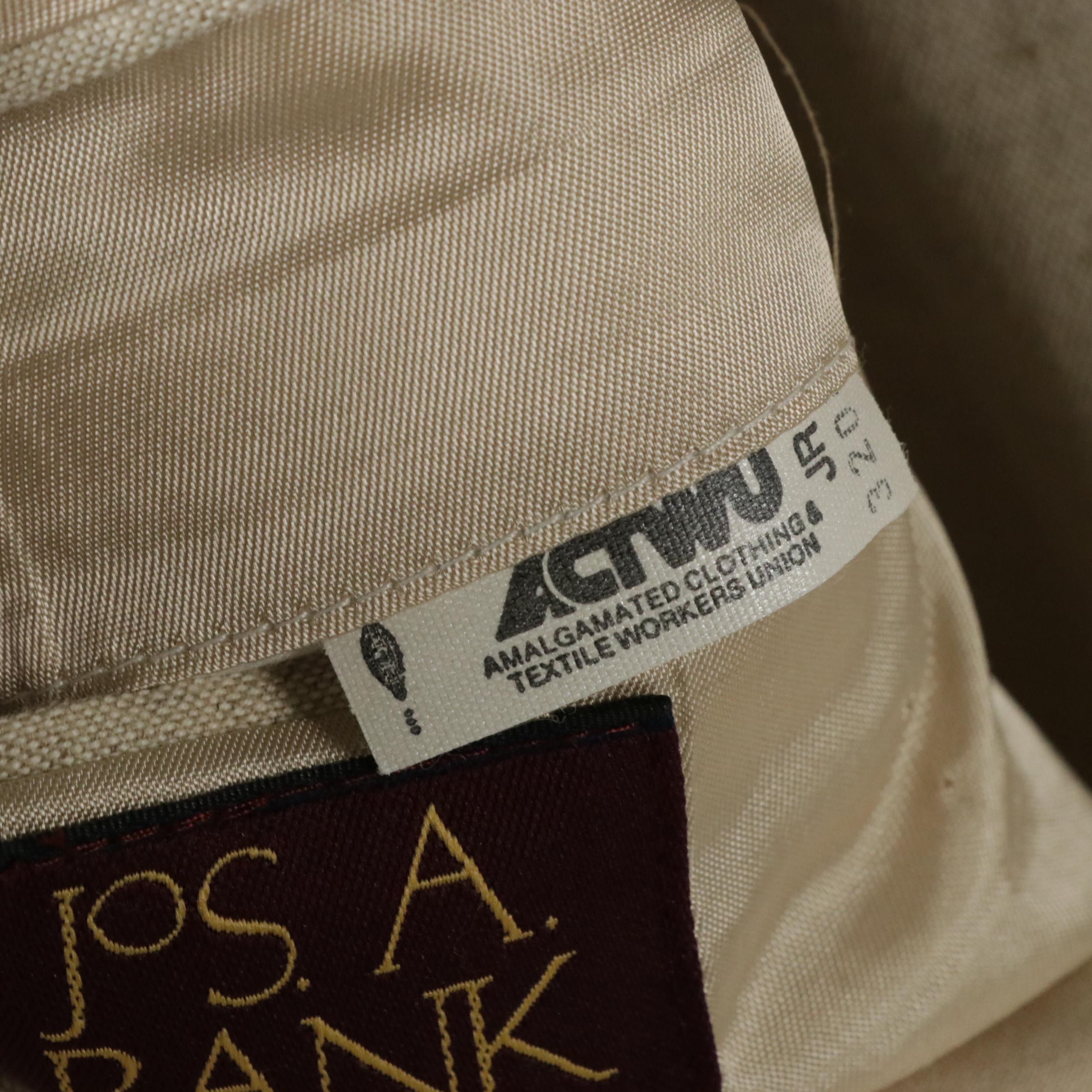 Men's Jos. A. Bank Linen & Wool Blend Two-Piece Suit and Other Three-Piece Suit