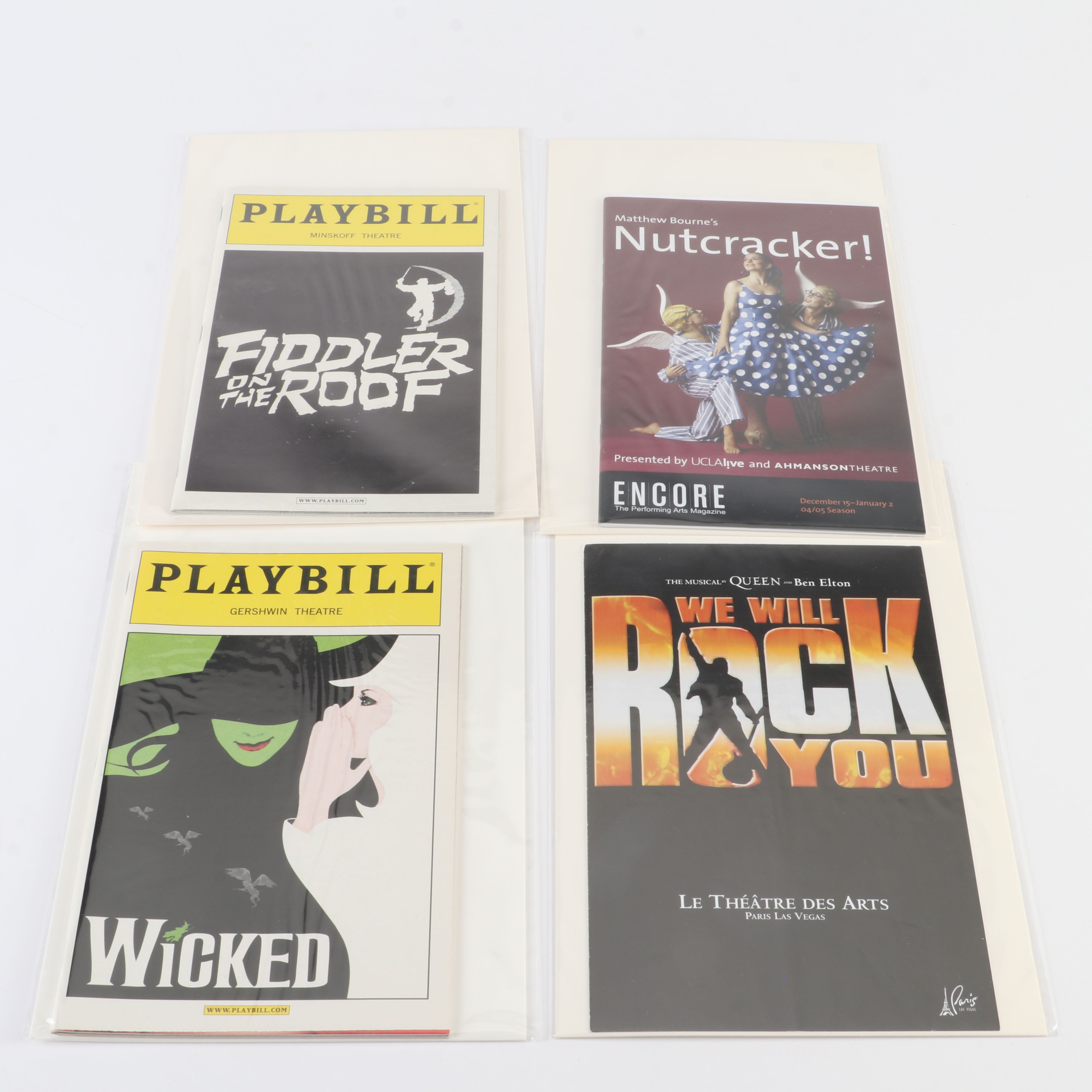 100+ Theatrical Performance Playbills from Various Theaters
