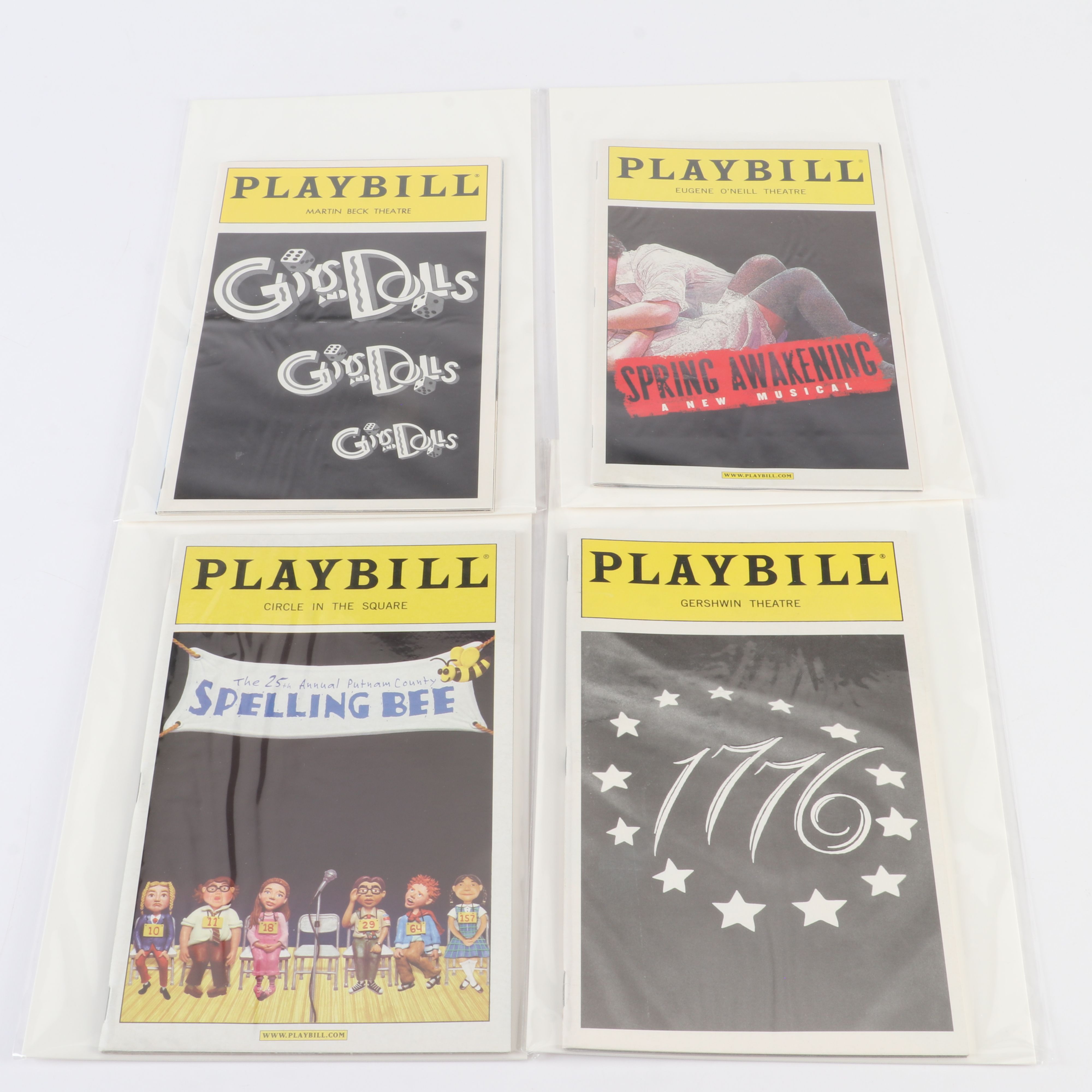 100+ Theatrical Performance Playbills from Various Theaters