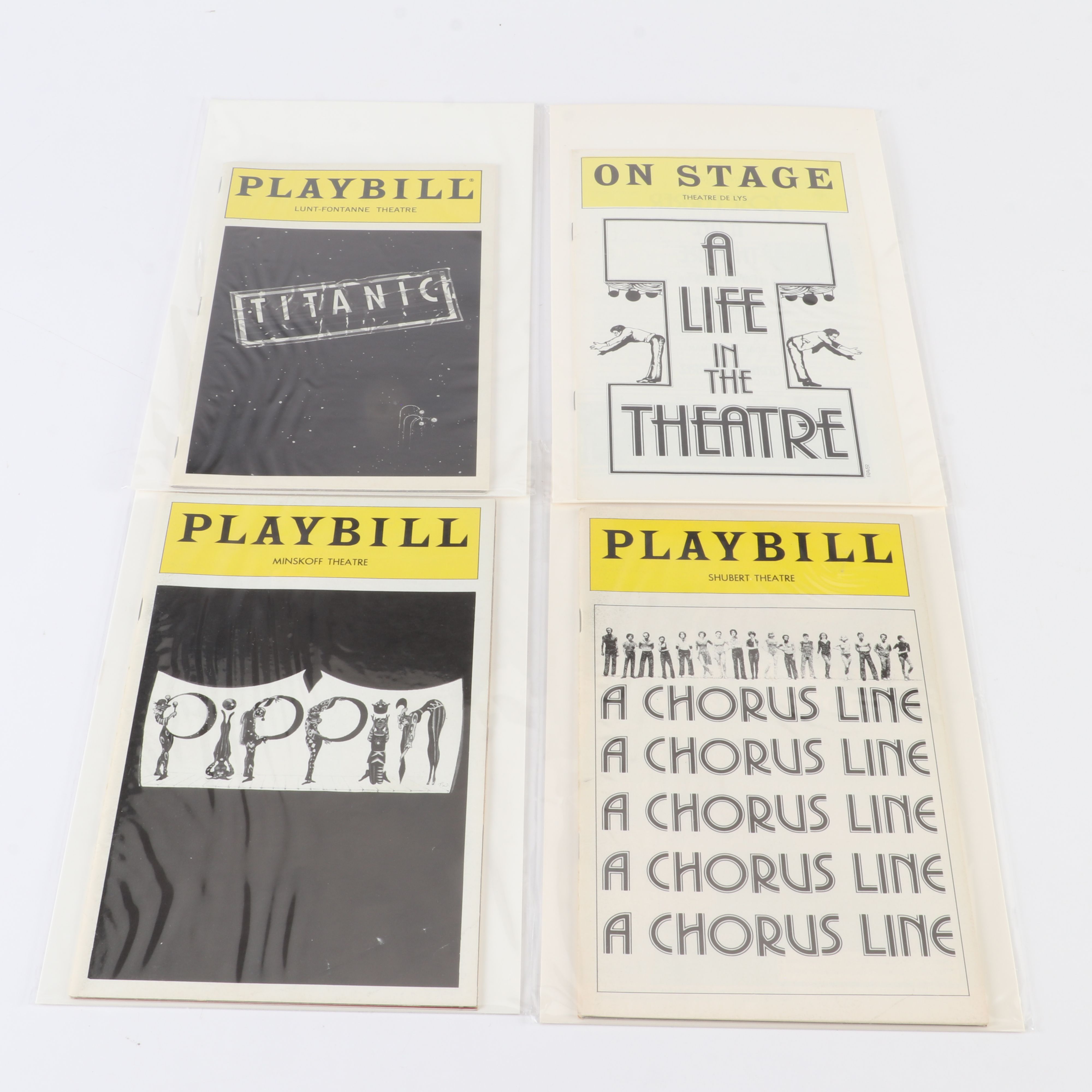100+ Theatrical Performance Playbills from Various Theaters