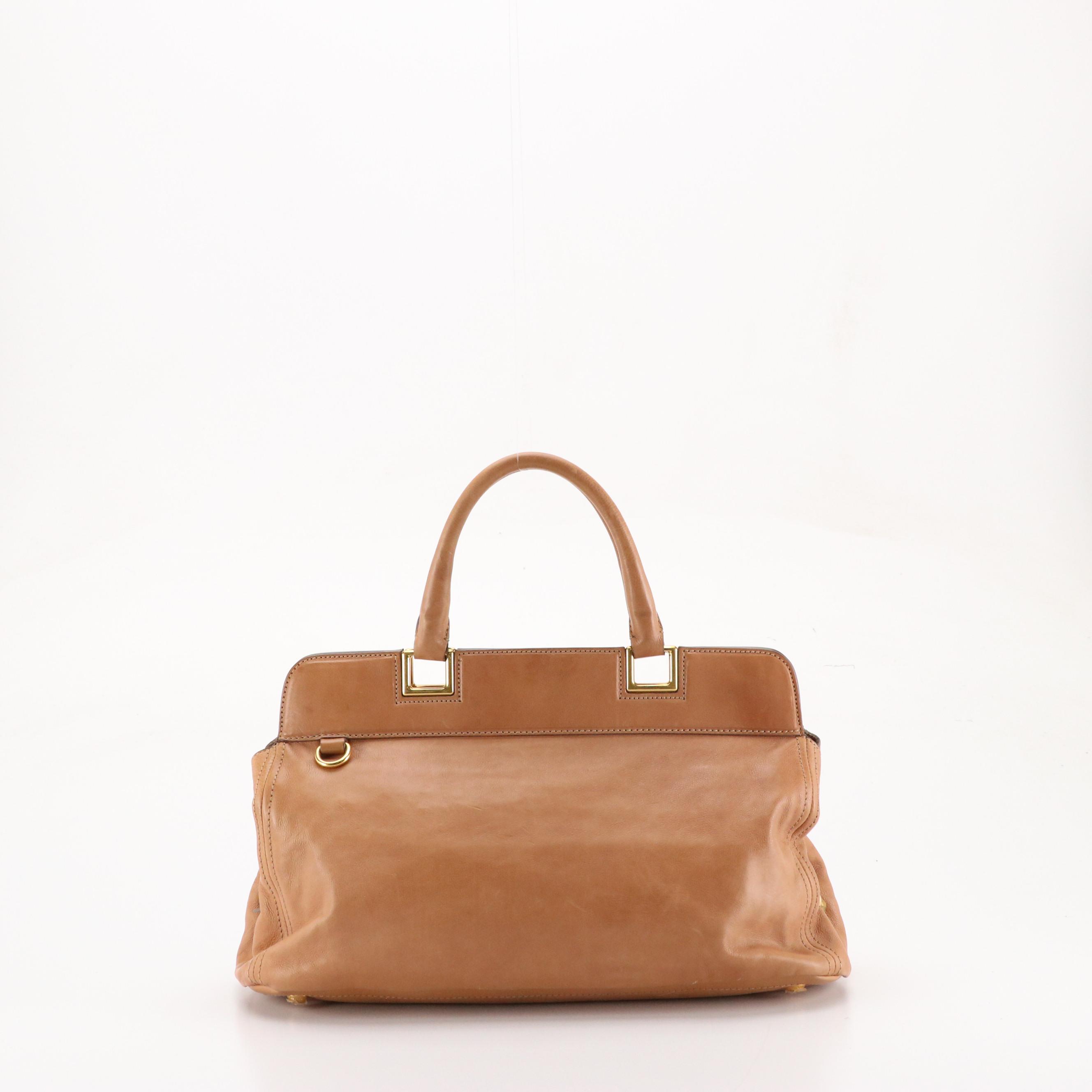 Prada Glace Calfskin Leather Two-Way Bag