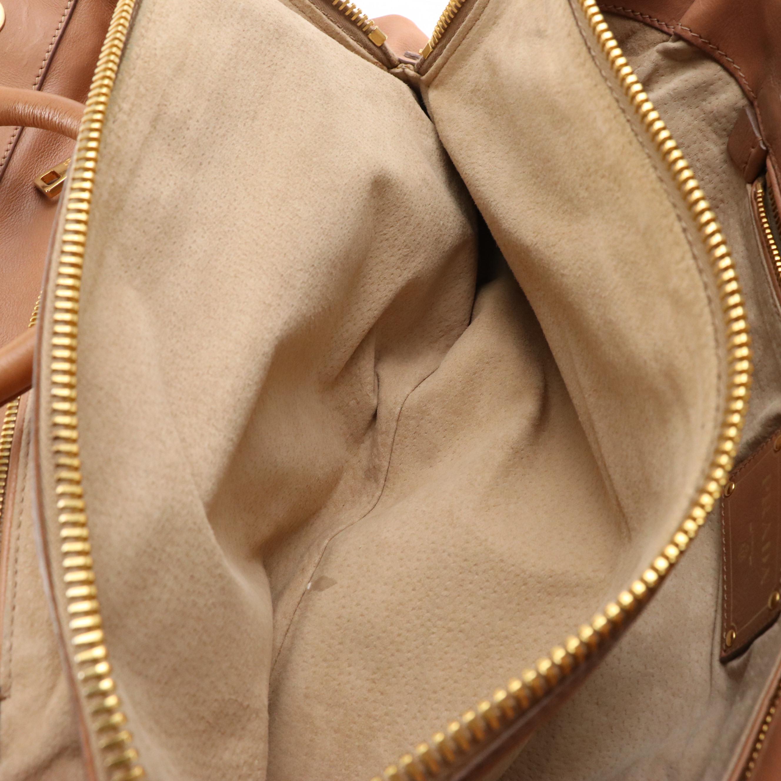 Prada Glace Calfskin Leather Two-Way Bag