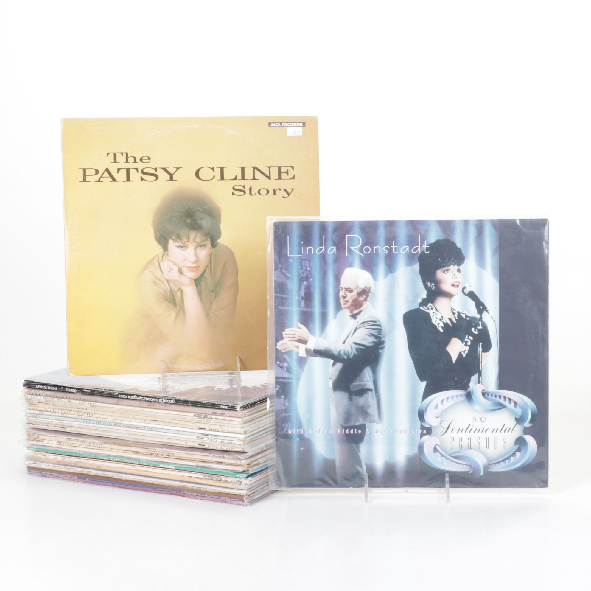 Patsy Cline, Linda Ronstadt, Kitty Wells and More Vinyl Record Albums
