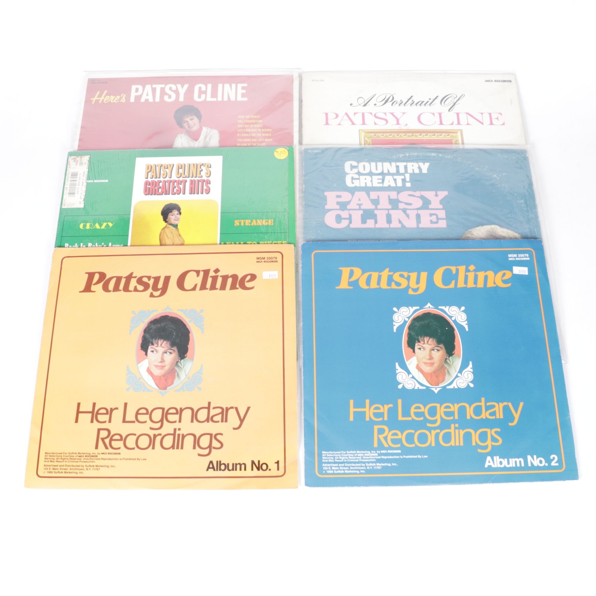 Patsy Cline, Linda Ronstadt, Kitty Wells and More Vinyl Record Albums