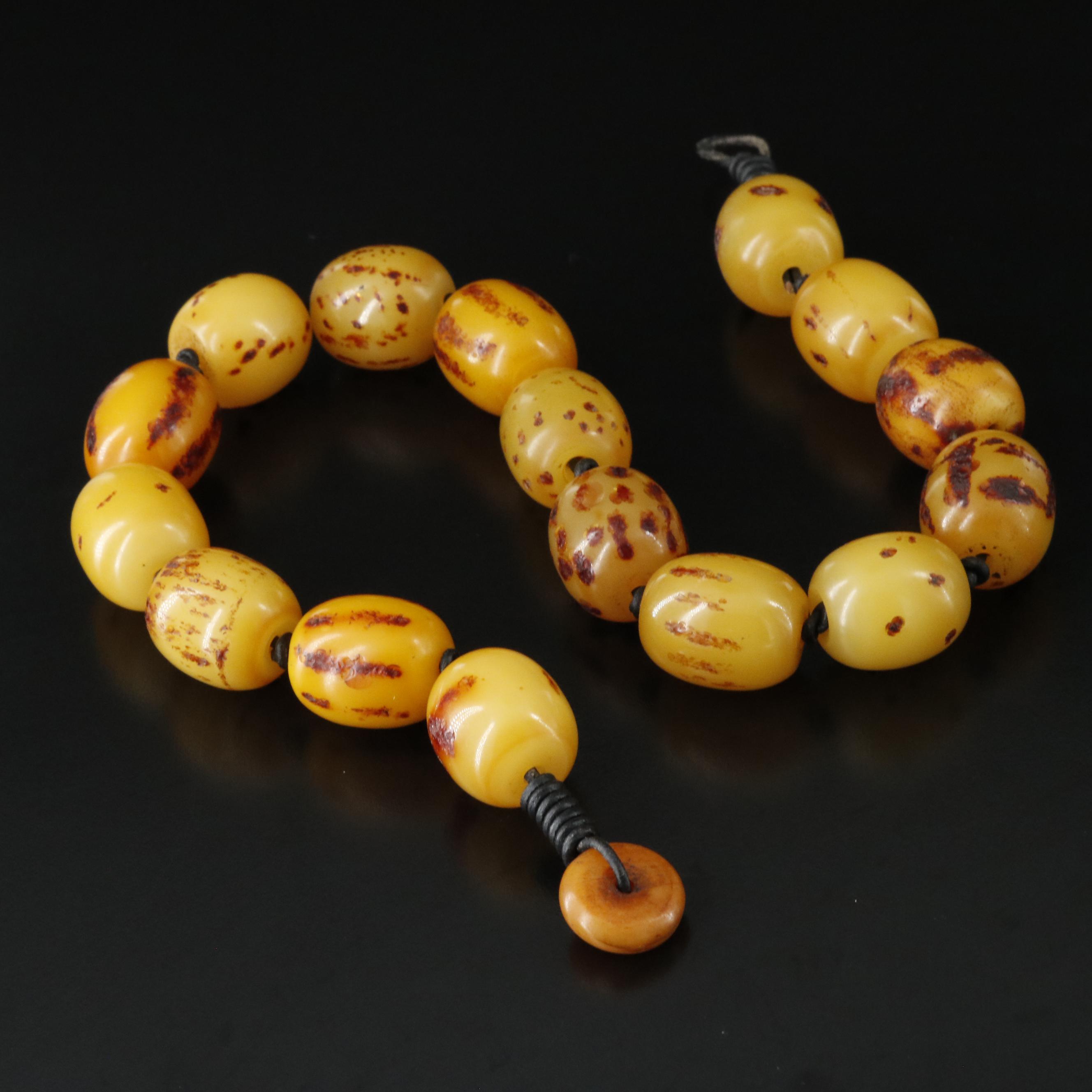 Bakelite Bead Necklace