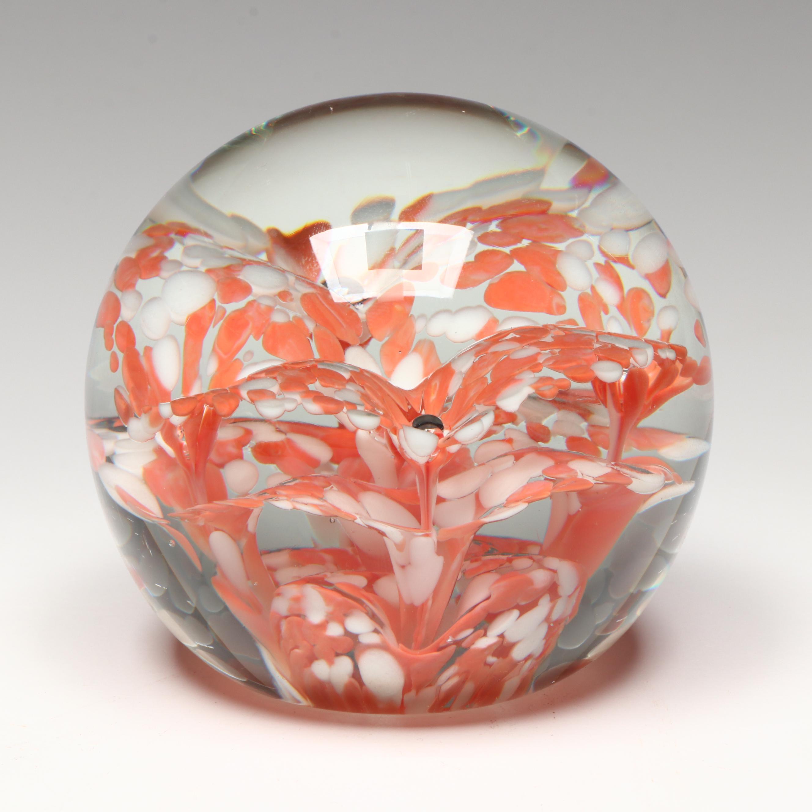 Millefiori with Other Murano Style Art Glass Paperweights