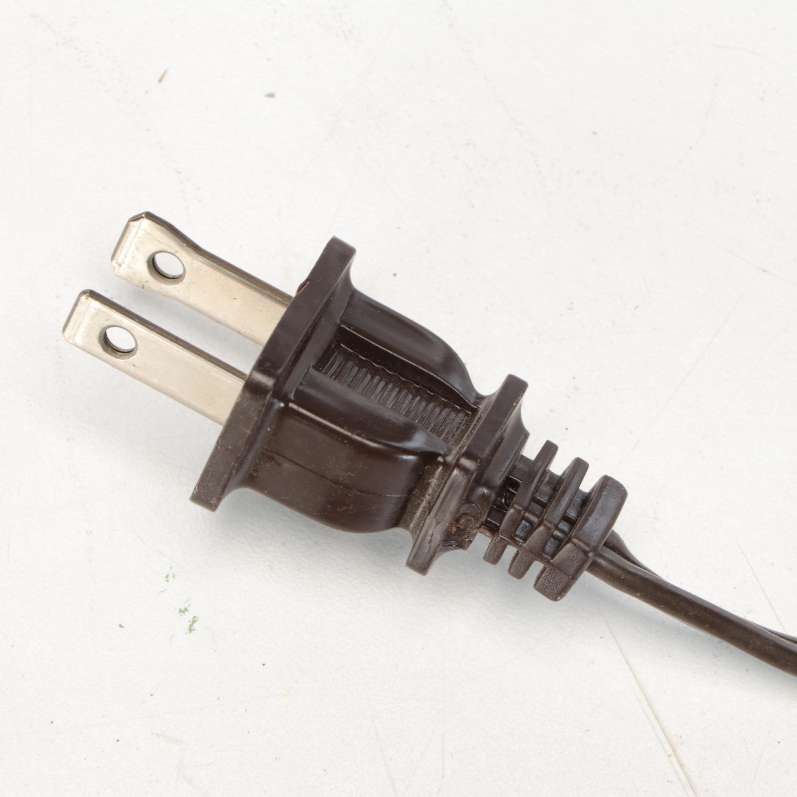 Rococo Style Bronze Table Lamp with Marble and Brass Accents with Black Shade