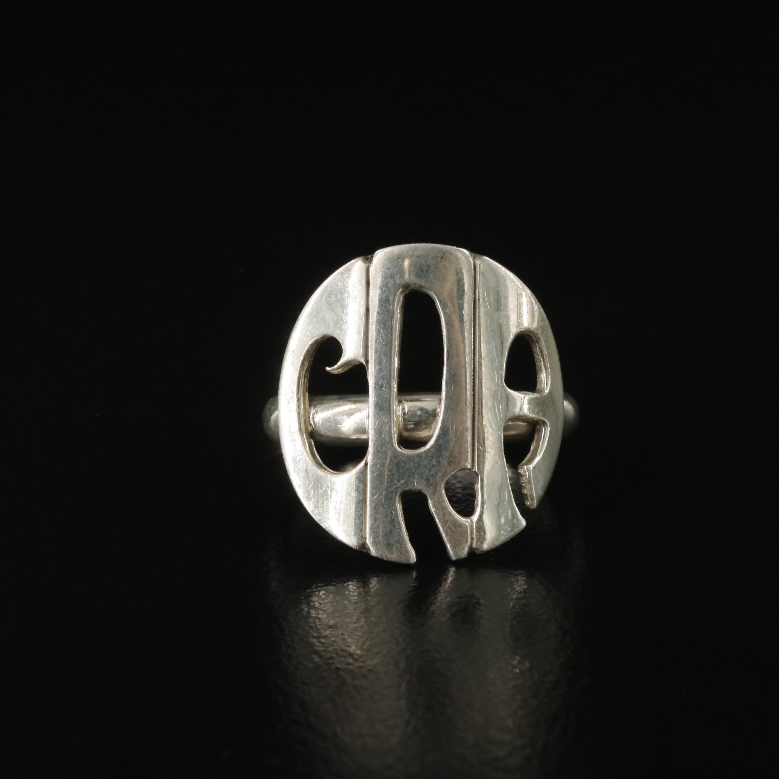 Vintage Leonore Doskow Sterling Monogrammed Jewelry