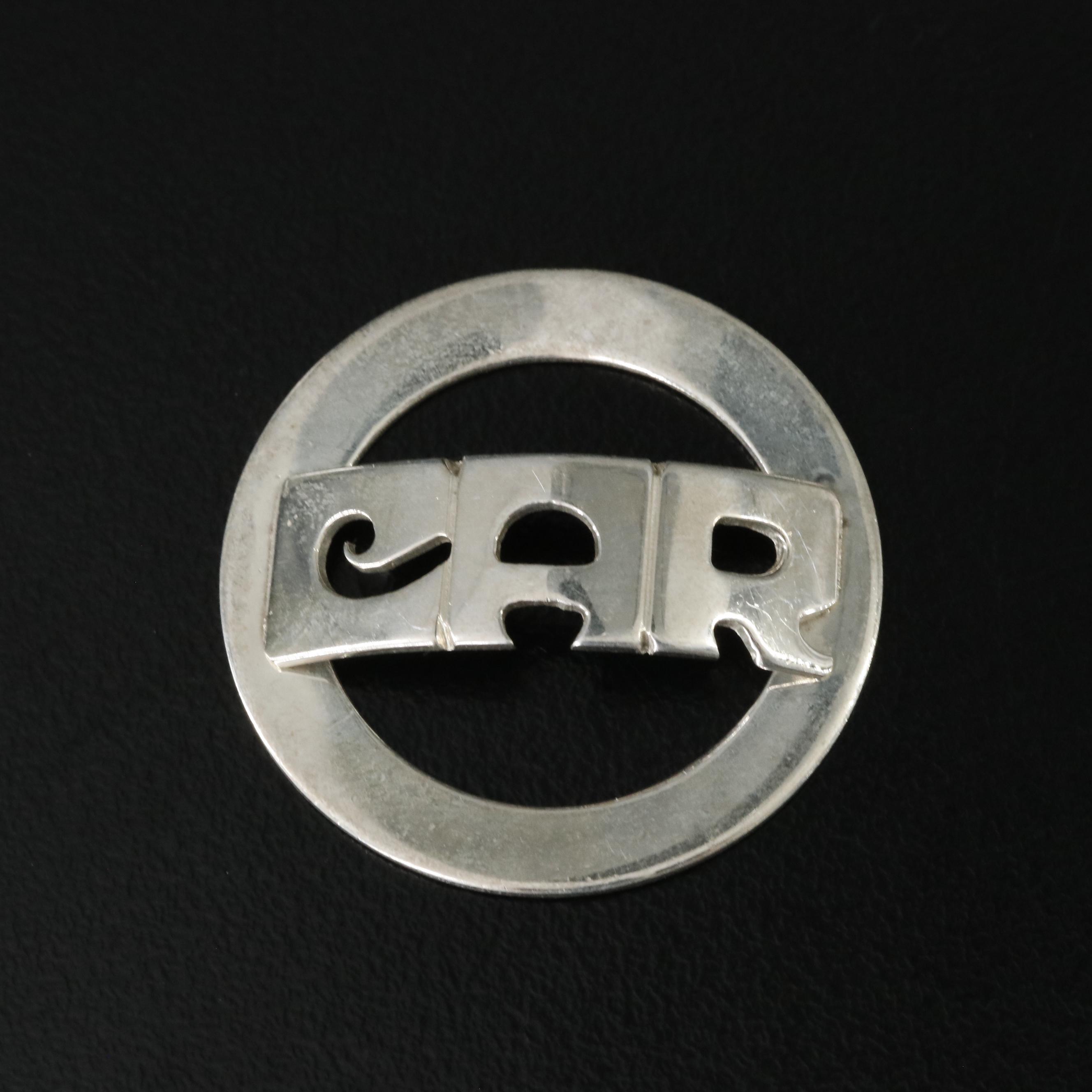 Vintage Leonore Doskow Sterling Monogrammed Jewelry