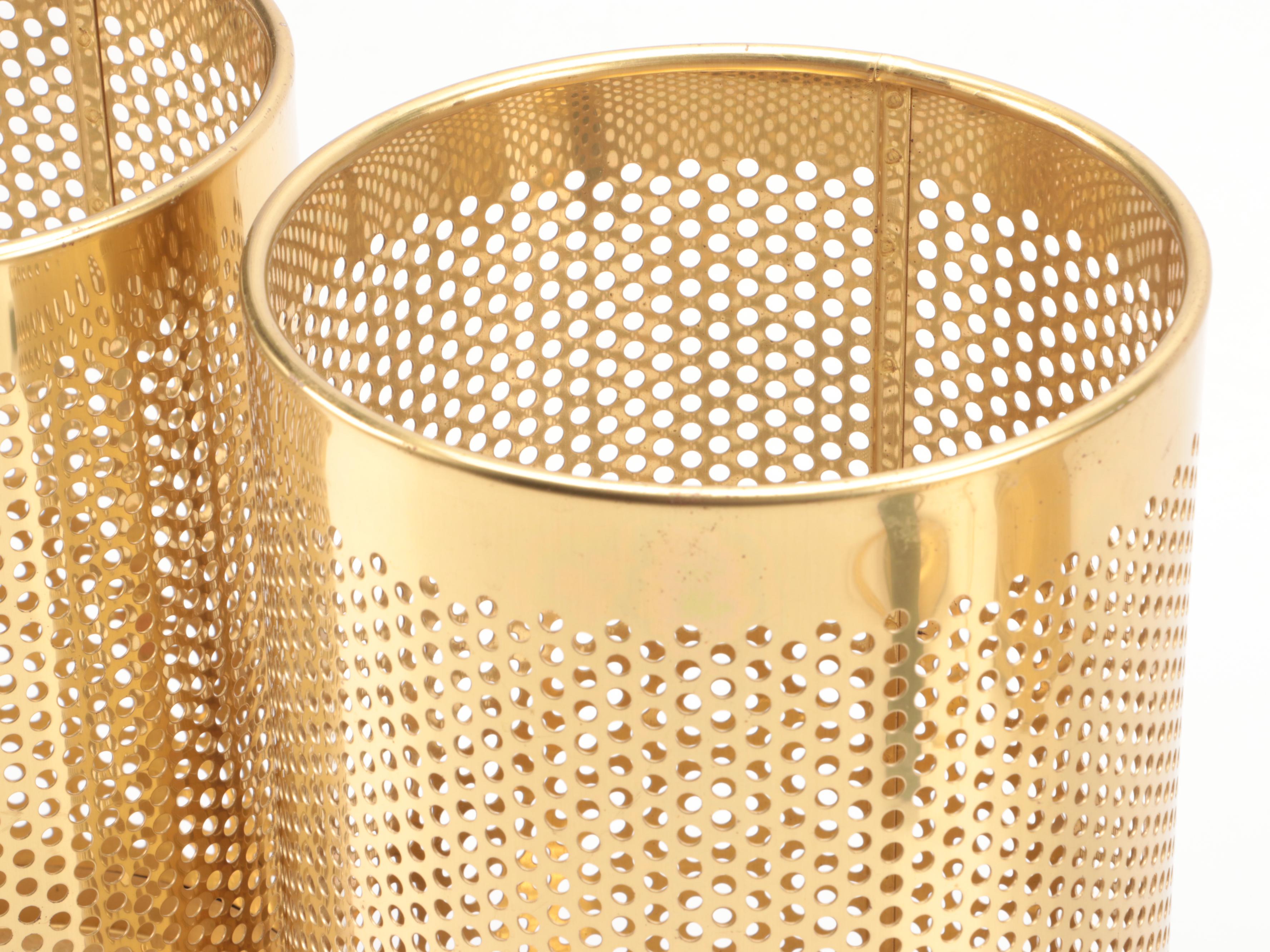 Brass Finish Table Lamp, Bristol Brass Planter, and More Brass Décor