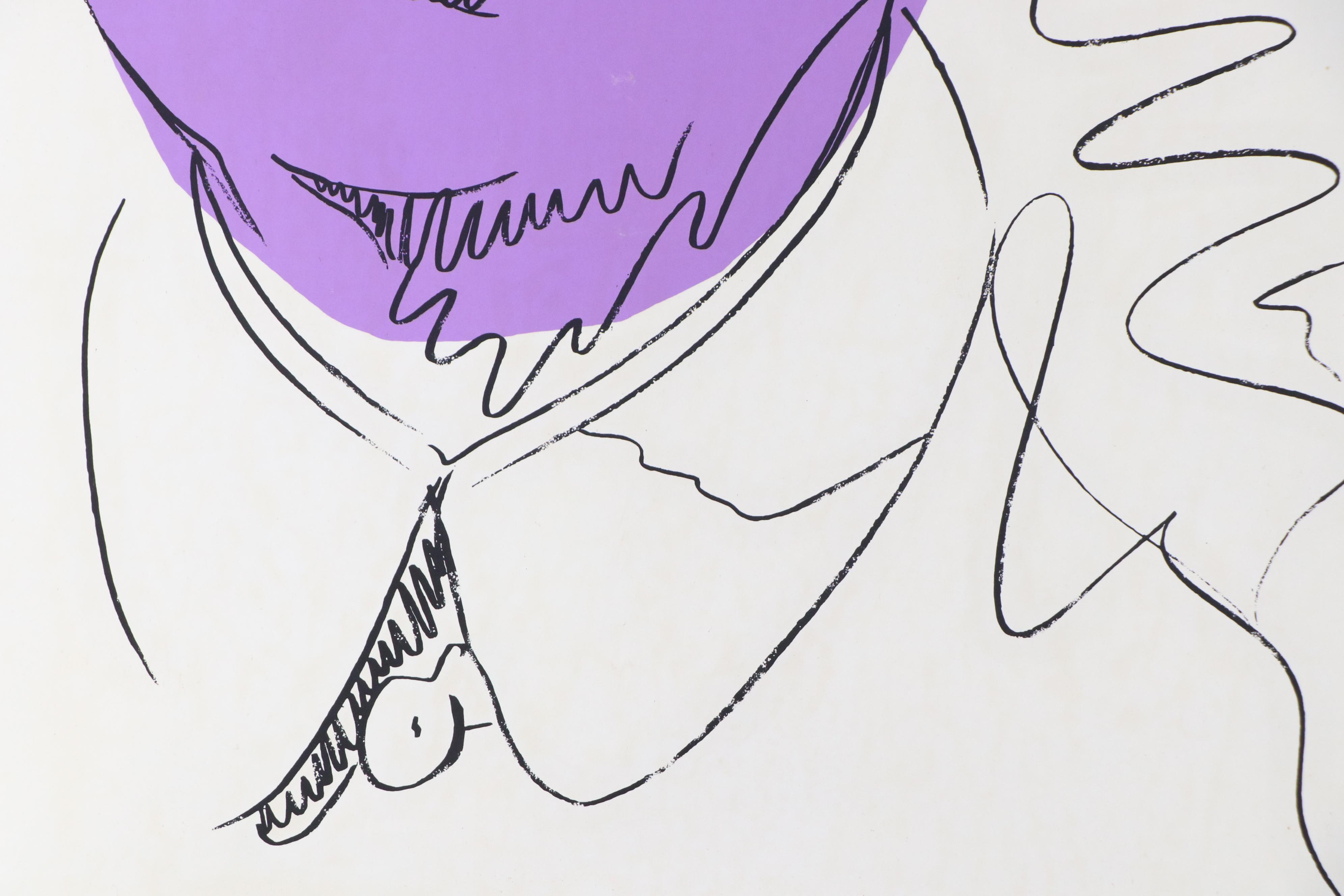 Andy Warhol Exhibition Poster for "Mao Musée Galliera," 1974