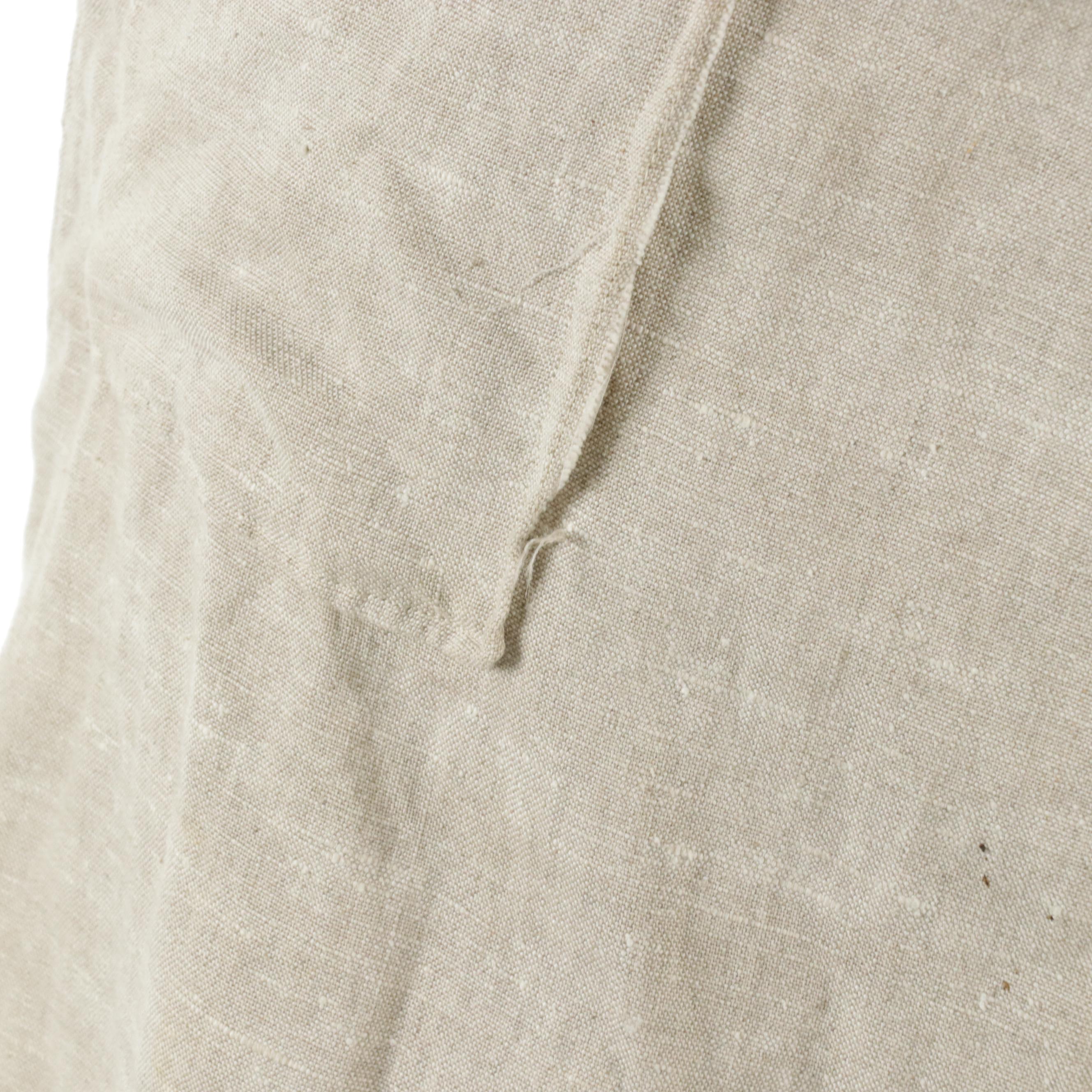 Vintage Beige Linen Mini Dress and Coordinating Jacket