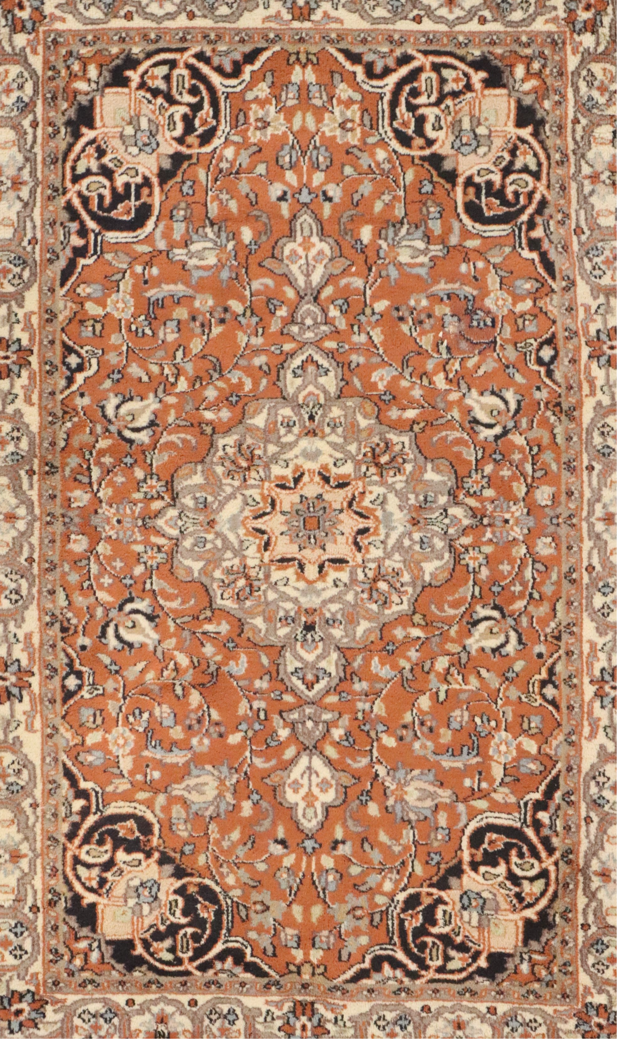 3'3 x 5'3 Hand-Knotted Persian Isfahan Area Rug
