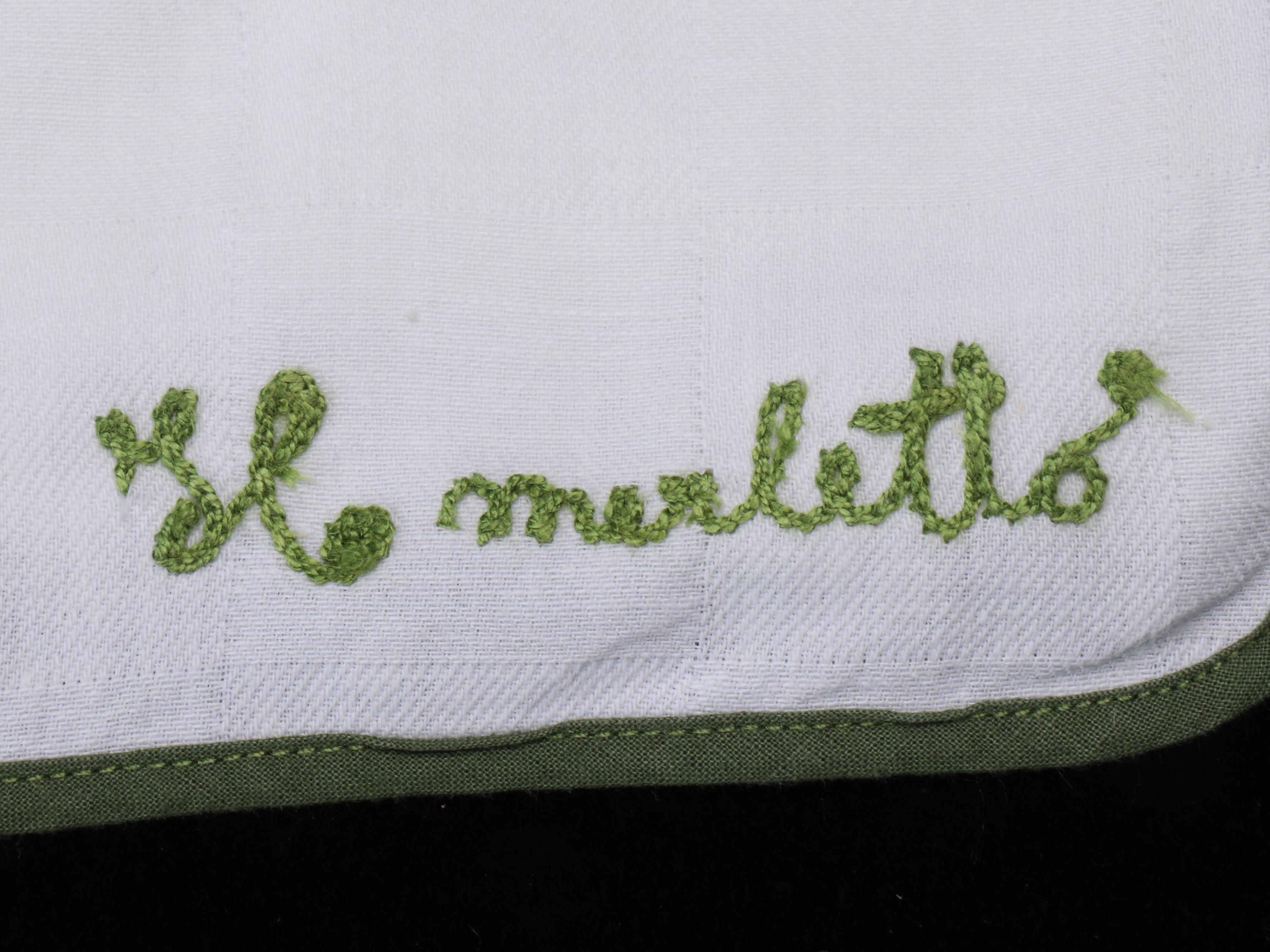 Hungarian Checkered Floral and Italian Corn Patterned Cotton Tablecloths