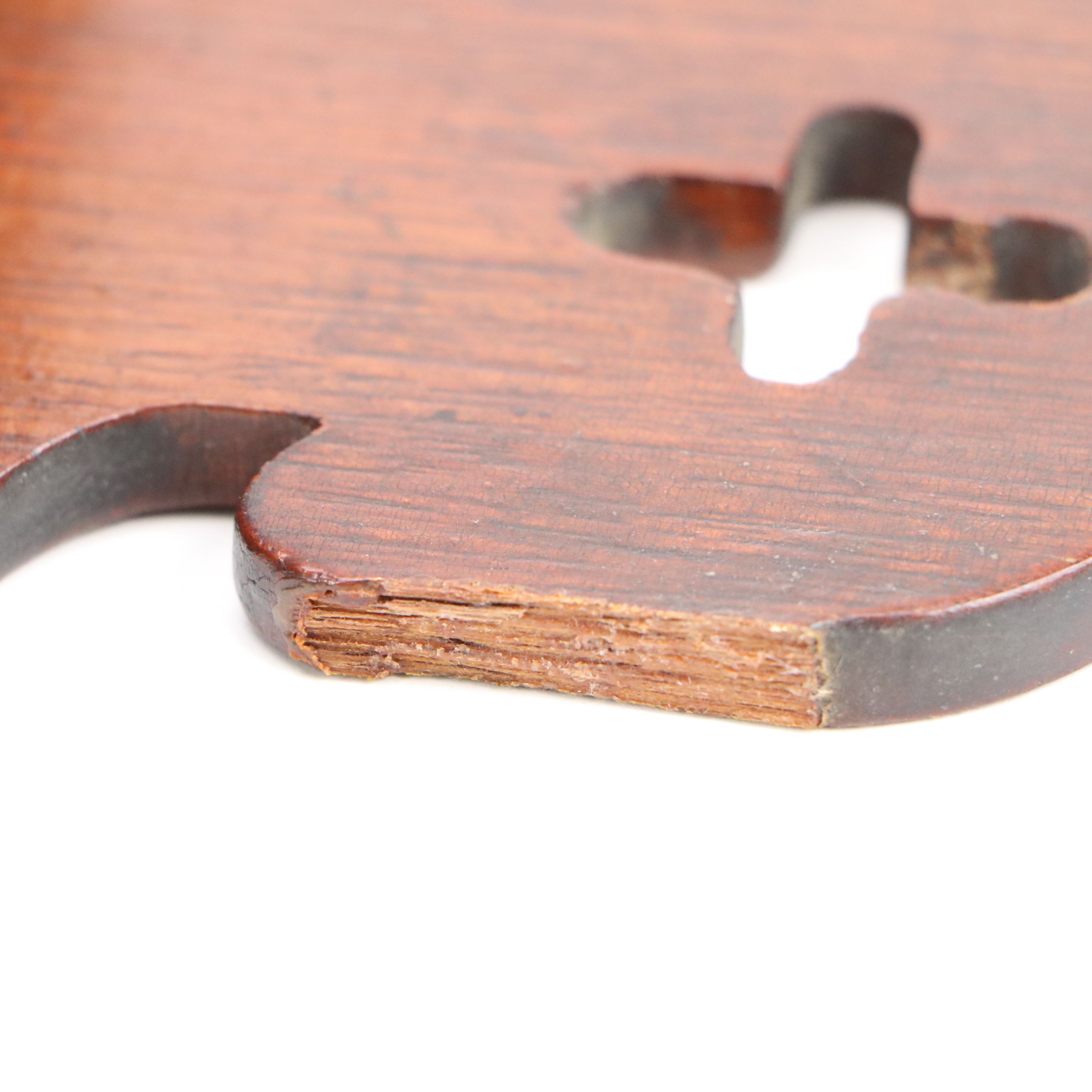 Victorian Hand-Carved Wood Wall Shelf, 1866