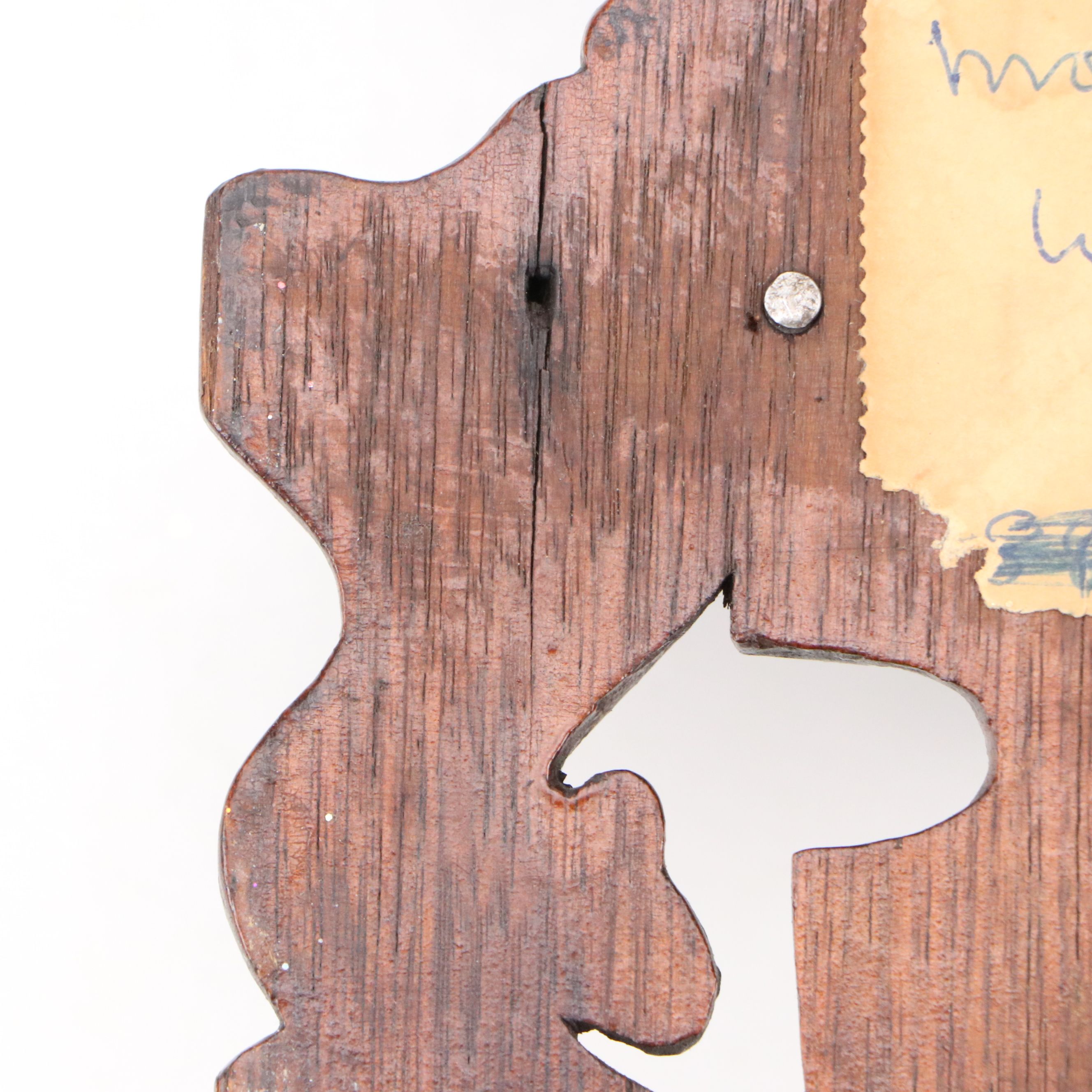 Victorian Hand-Carved Wood Wall Shelf, 1866