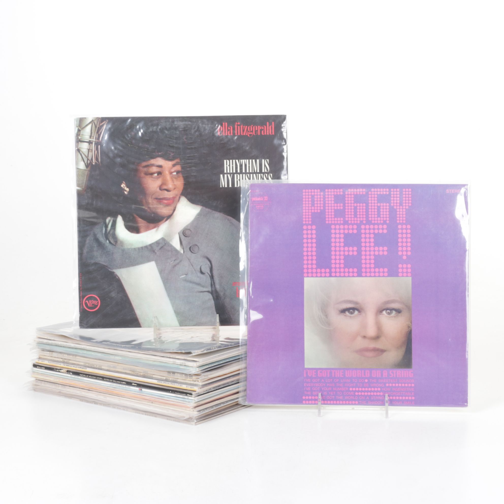Ella Fitzgerald, Peggy Lee, Billie Holiday and More Vinyl Record Albums