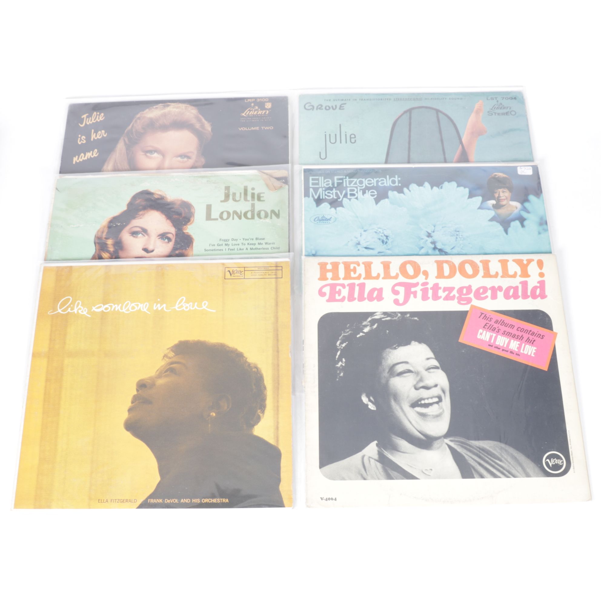 Ella Fitzgerald, Peggy Lee, Billie Holiday and More Vinyl Record Albums