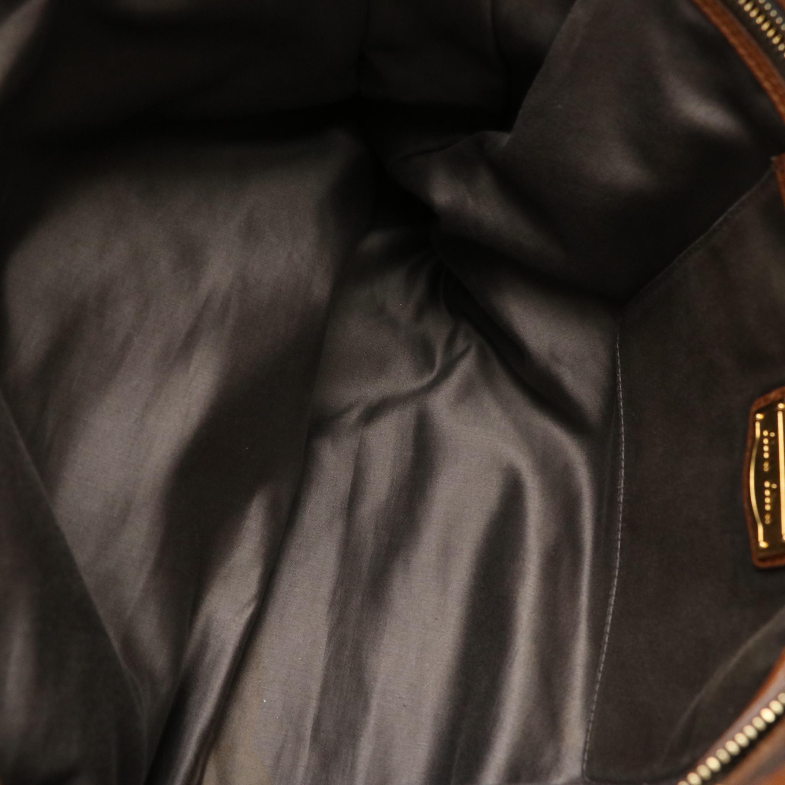 Miu Miu Large Top Handle Tote in Caramel Brown Calfskin Leather