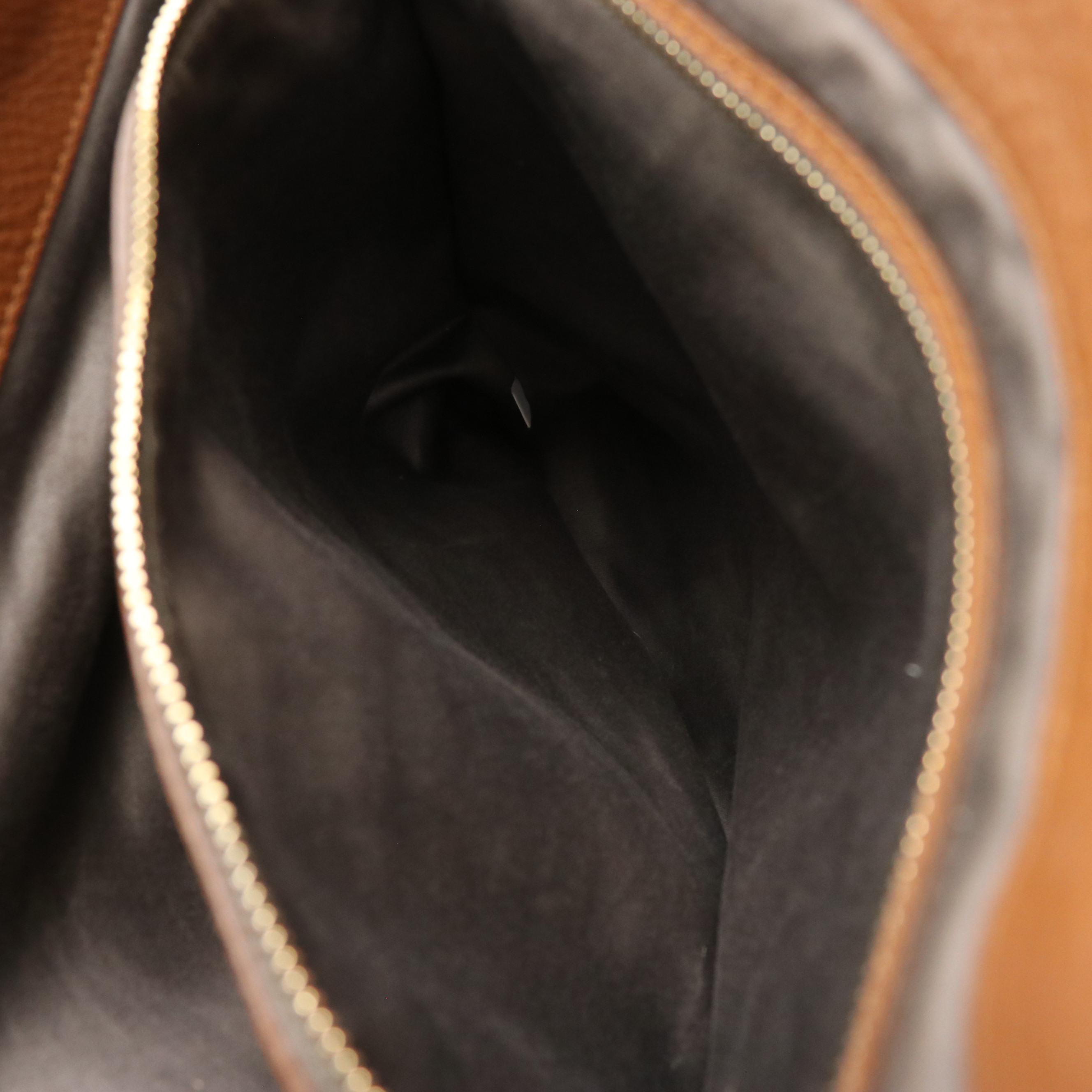 Miu Miu Large Top Handle Tote in Caramel Brown Calfskin Leather