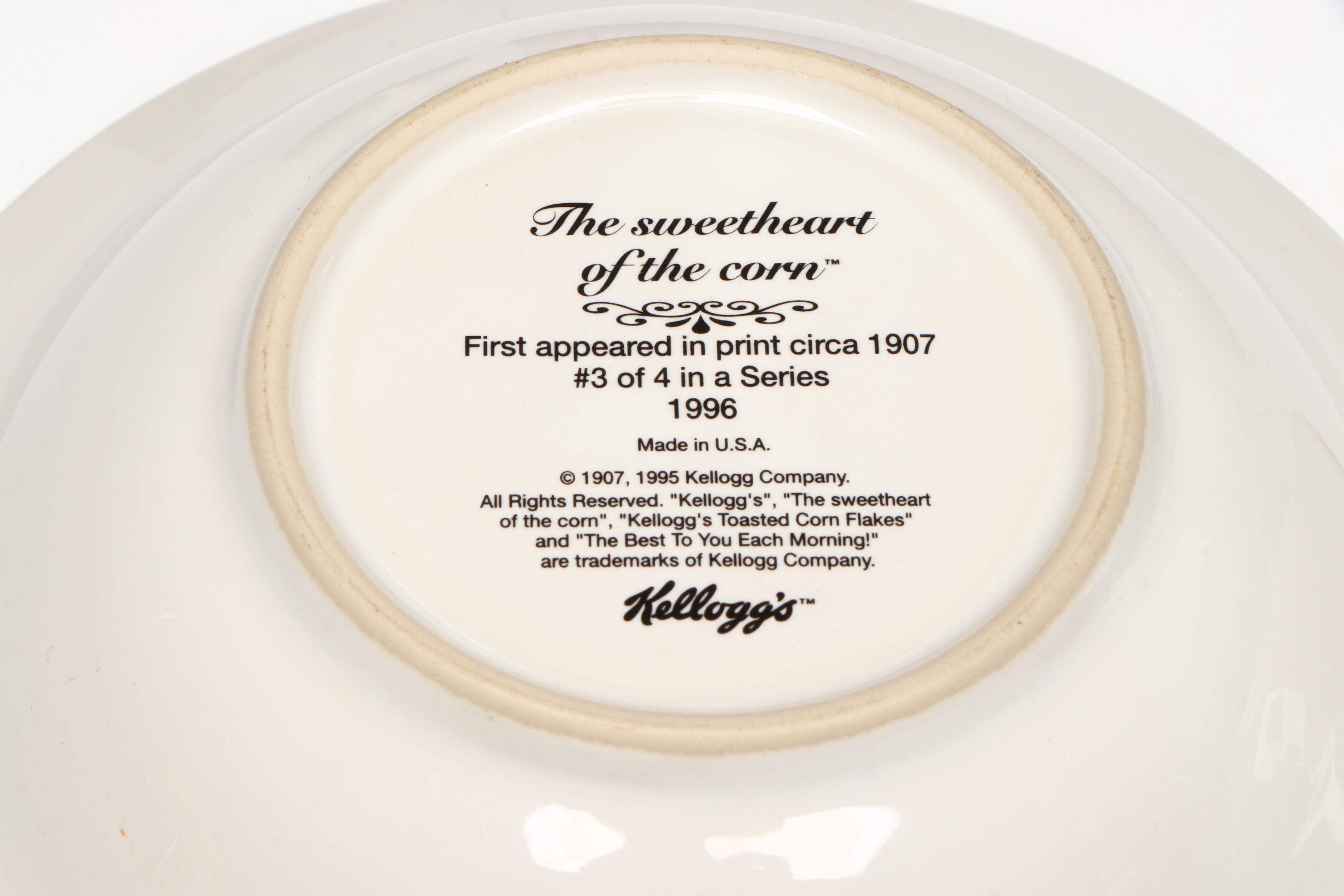 Kellogg's Novelty Cereal Bowls with Bear Honey Pot and More Décor