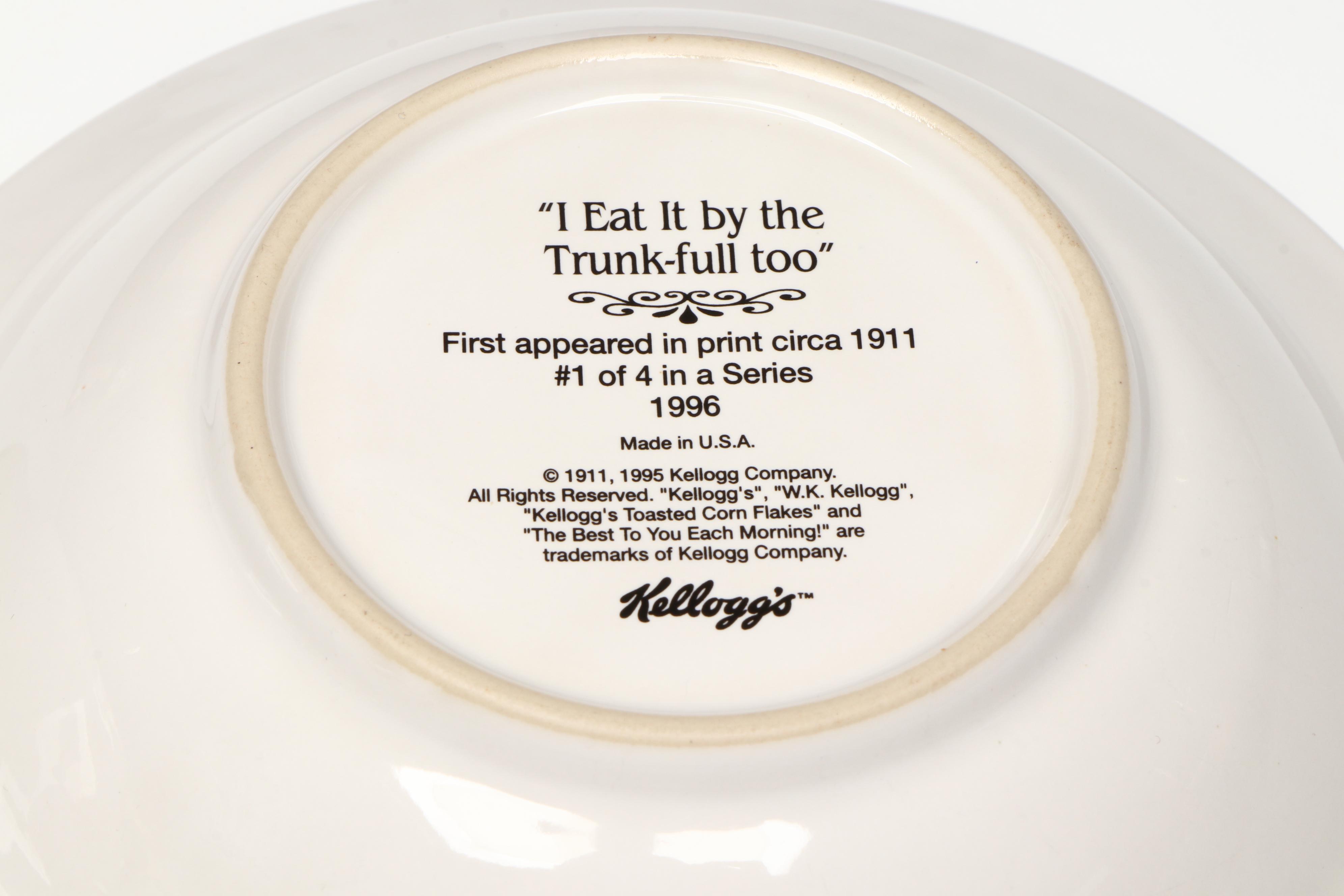 Kellogg's Novelty Cereal Bowls with Bear Honey Pot and More Décor