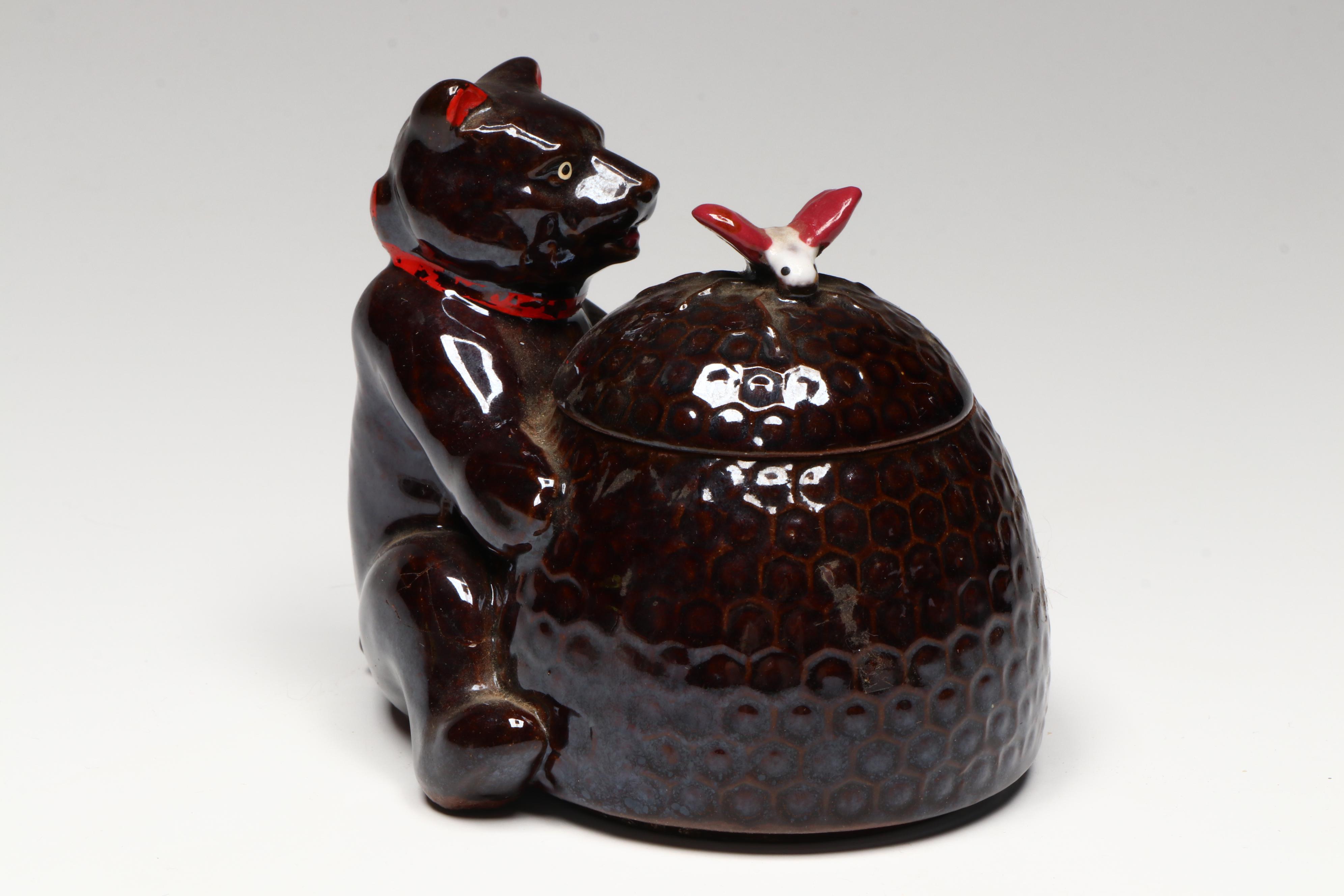 Kellogg's Novelty Cereal Bowls with Bear Honey Pot and More Décor