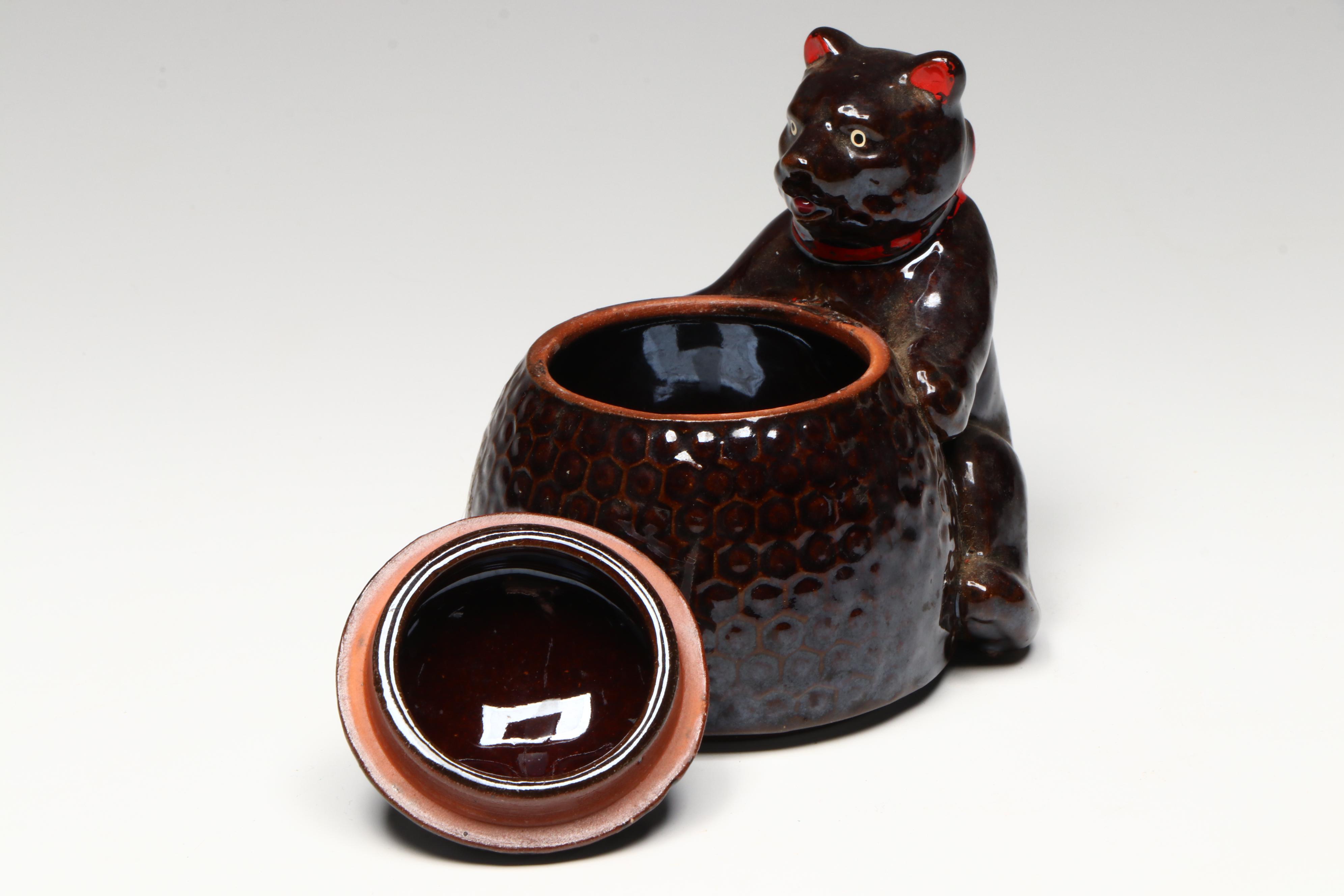 Kellogg's Novelty Cereal Bowls with Bear Honey Pot and More Décor