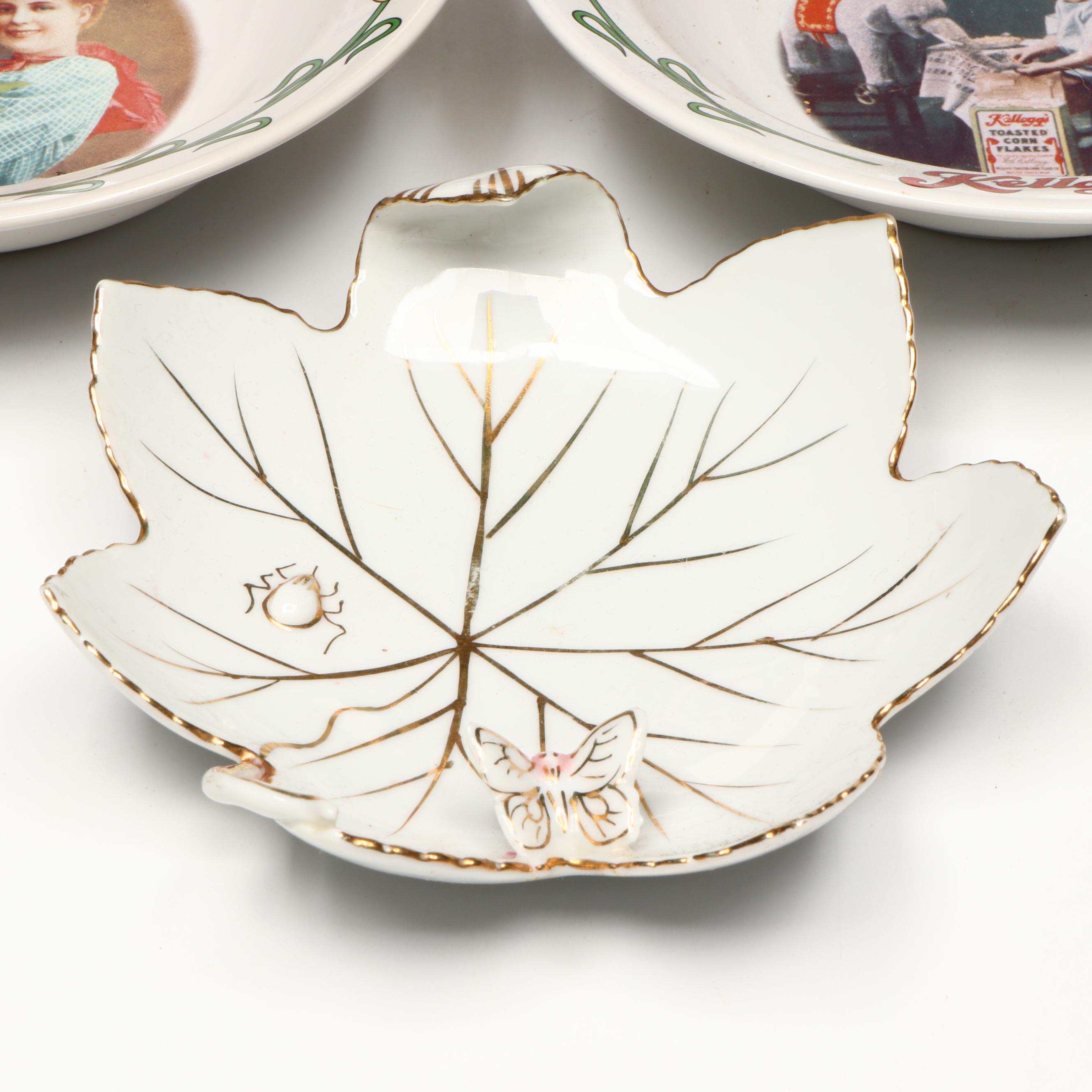 Kellogg's Novelty Cereal Bowls with Bear Honey Pot and More Décor