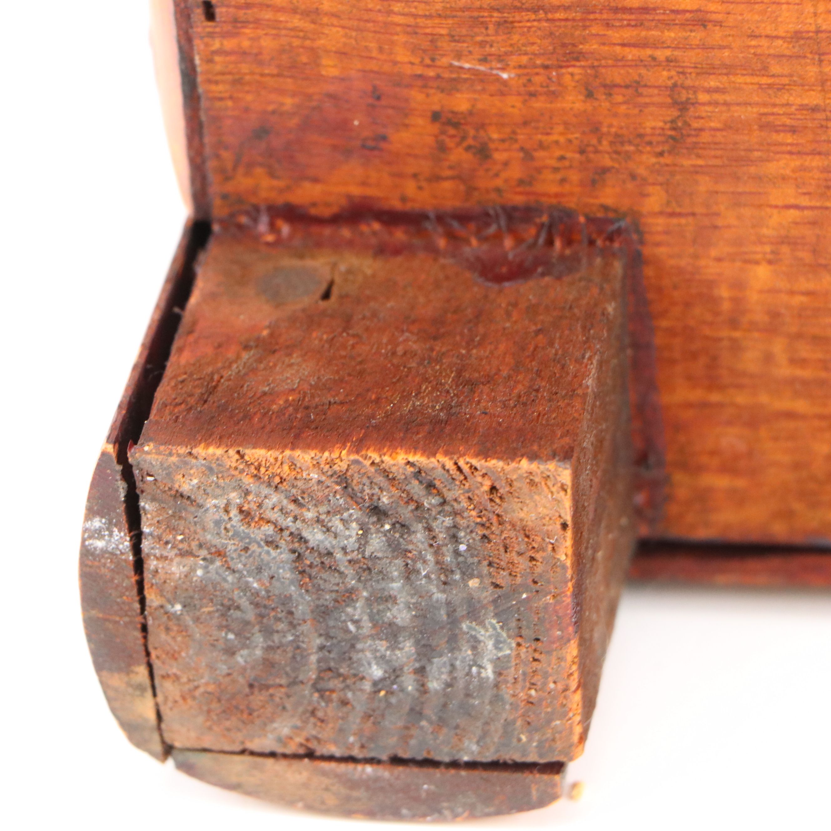 Handmade Bamboo and Rattan Chest with Butterfly Motif