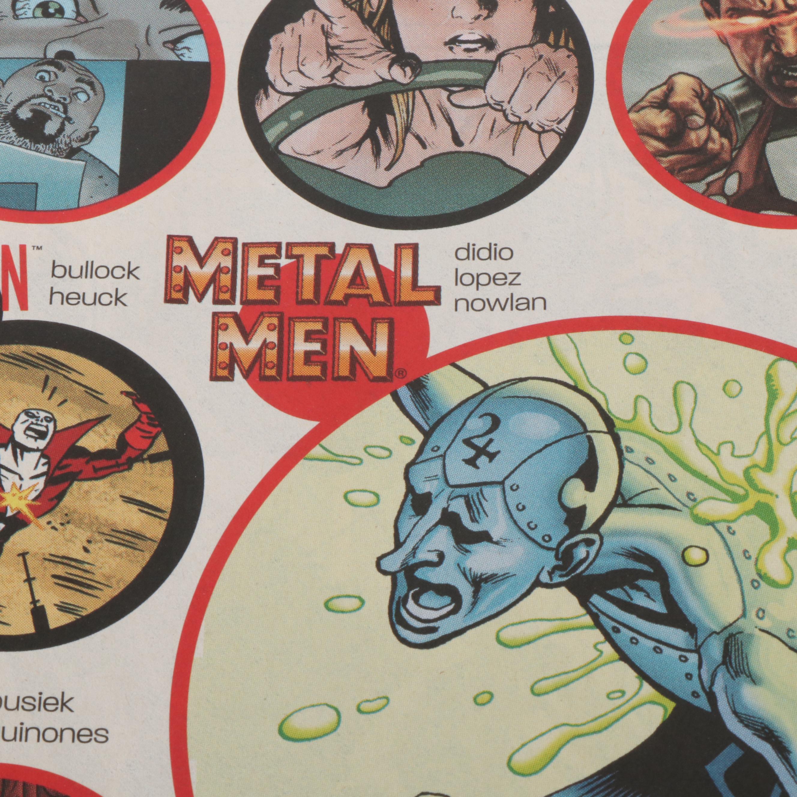 Comic Book Previews, Buttons, Stickers and Stamps