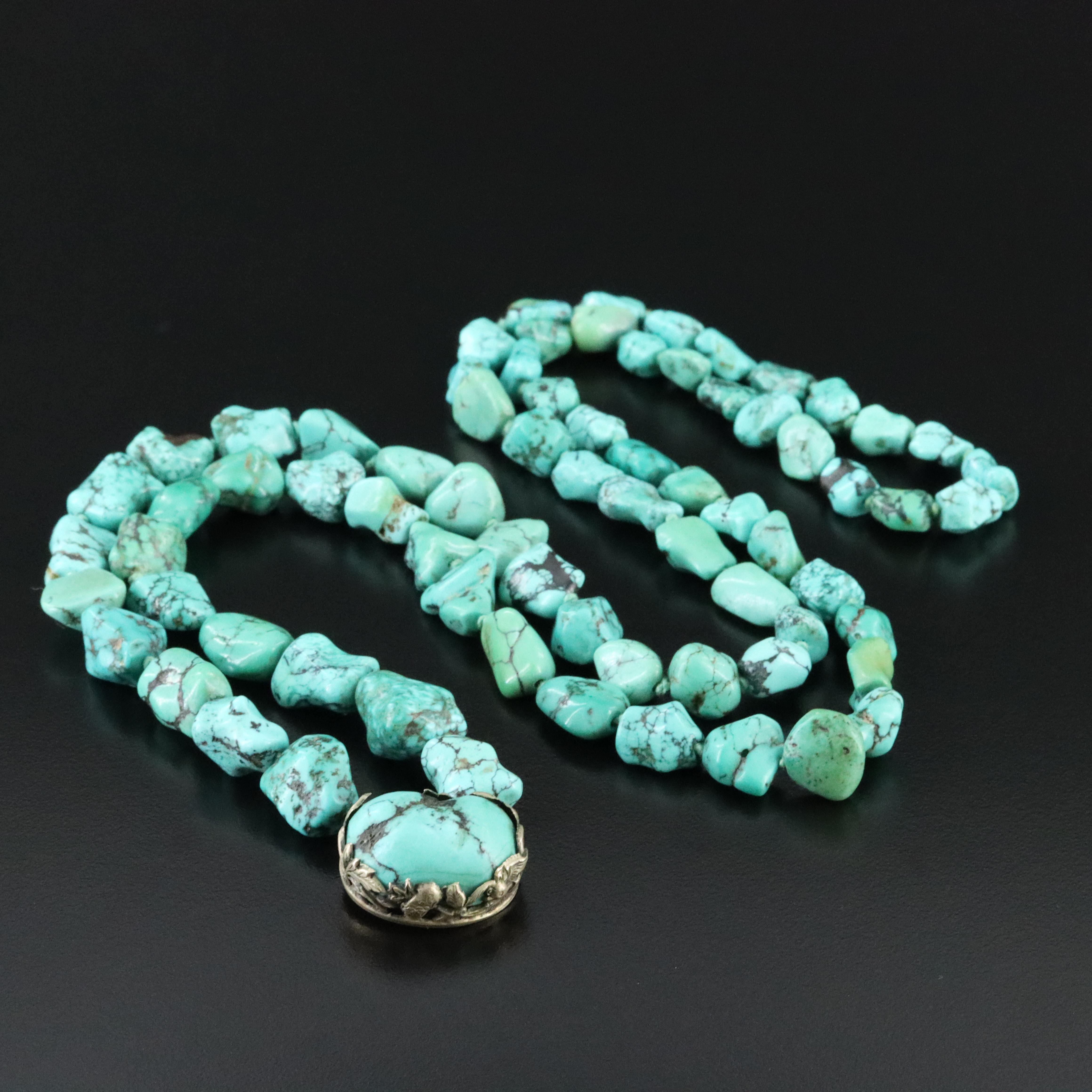 Turquoise Bead Necklace