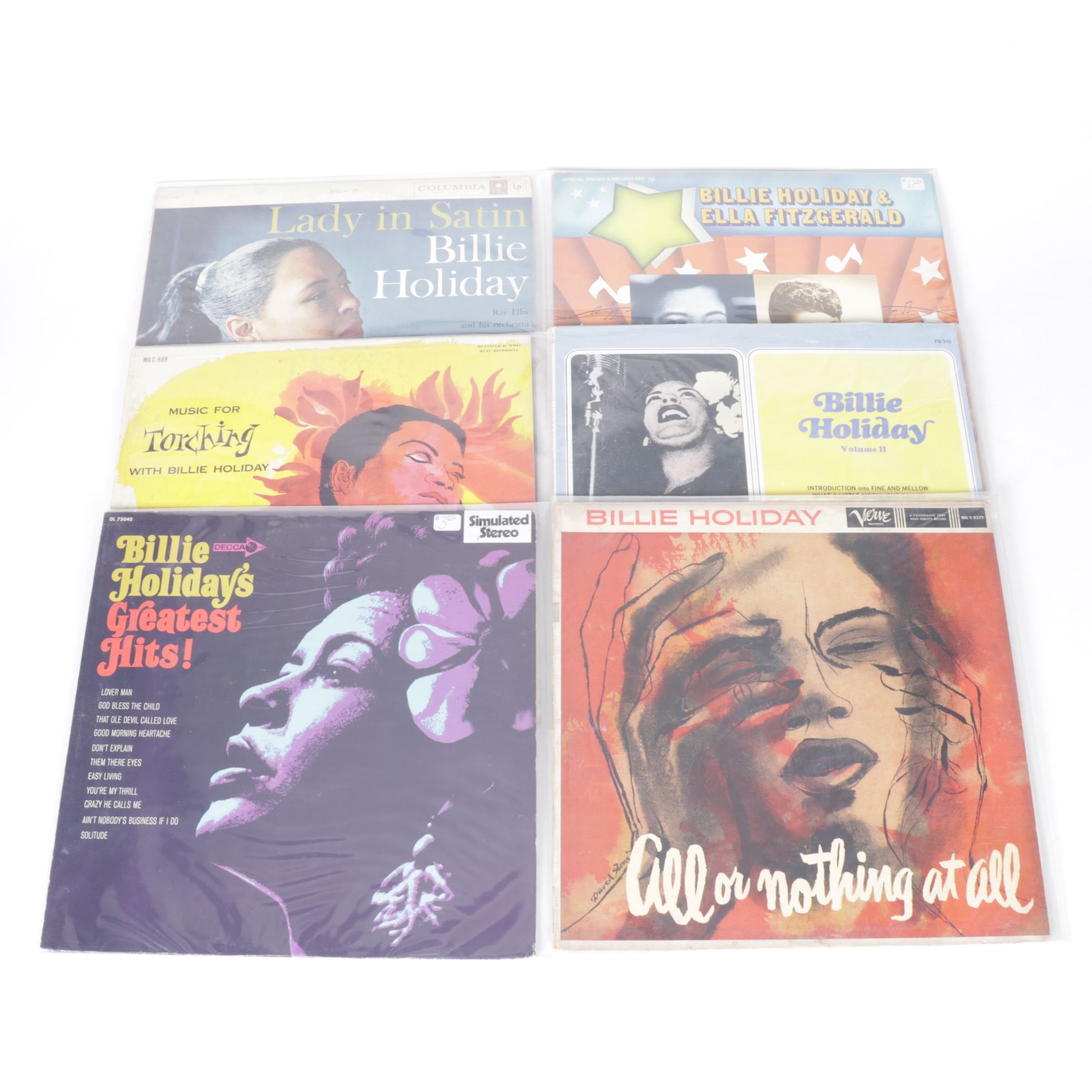 Dinah Washington, Billie Holiday and More Vinyl Record Albums