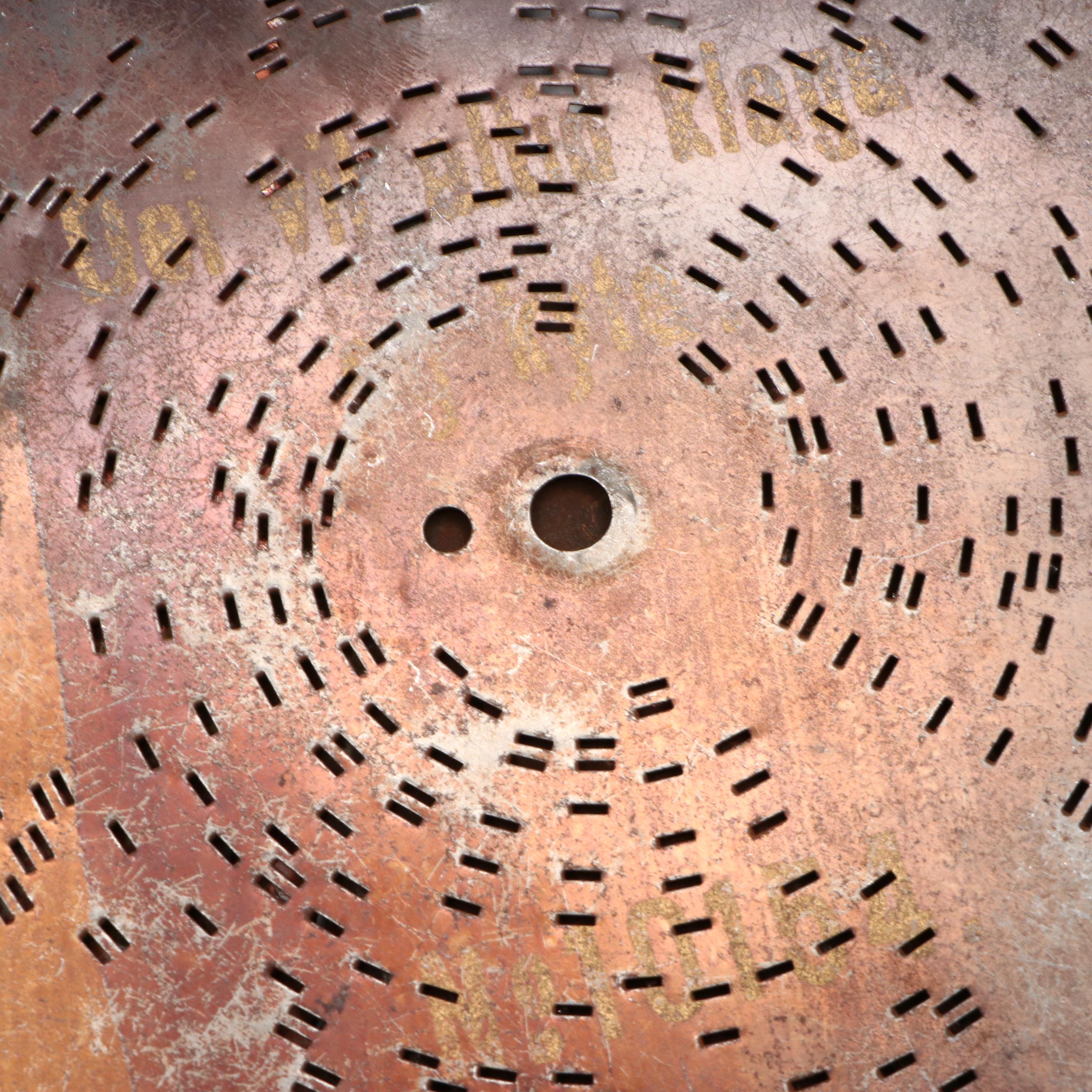 Monopol Wooden Disc Music Box with Monopol Discs