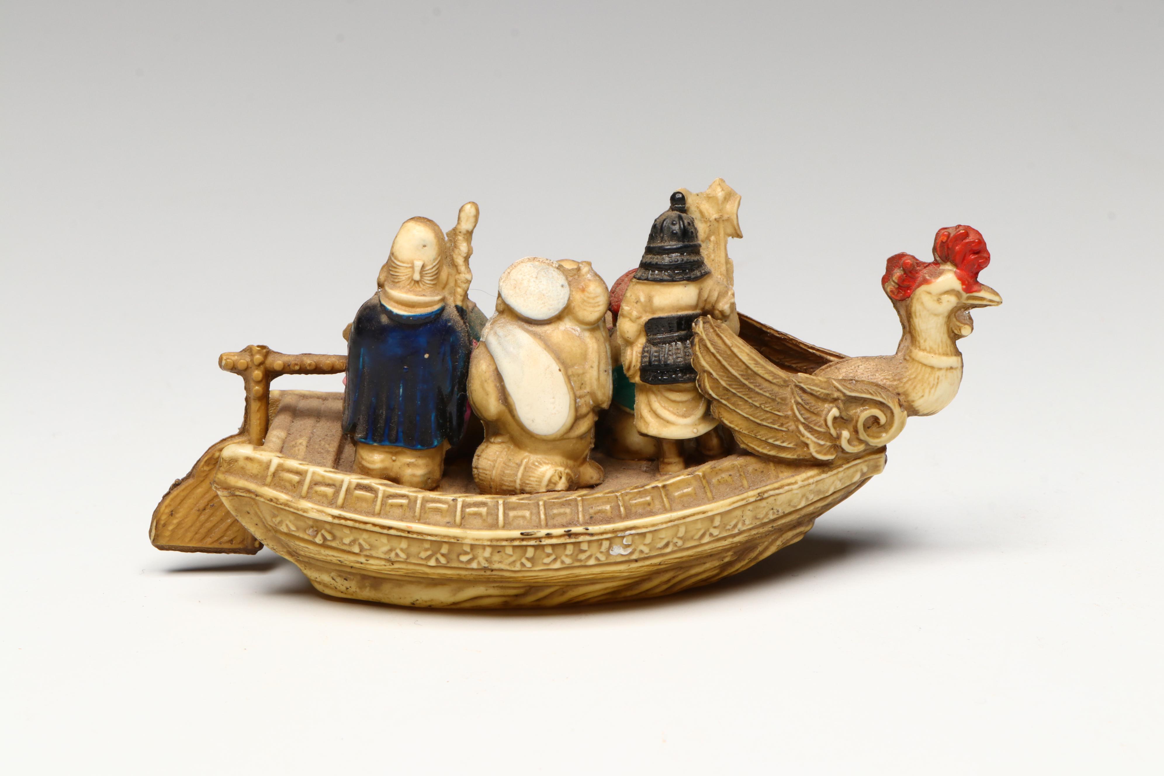 Angel Frosted Glass Candle Holders with Santa Cookie Tin and Figurine