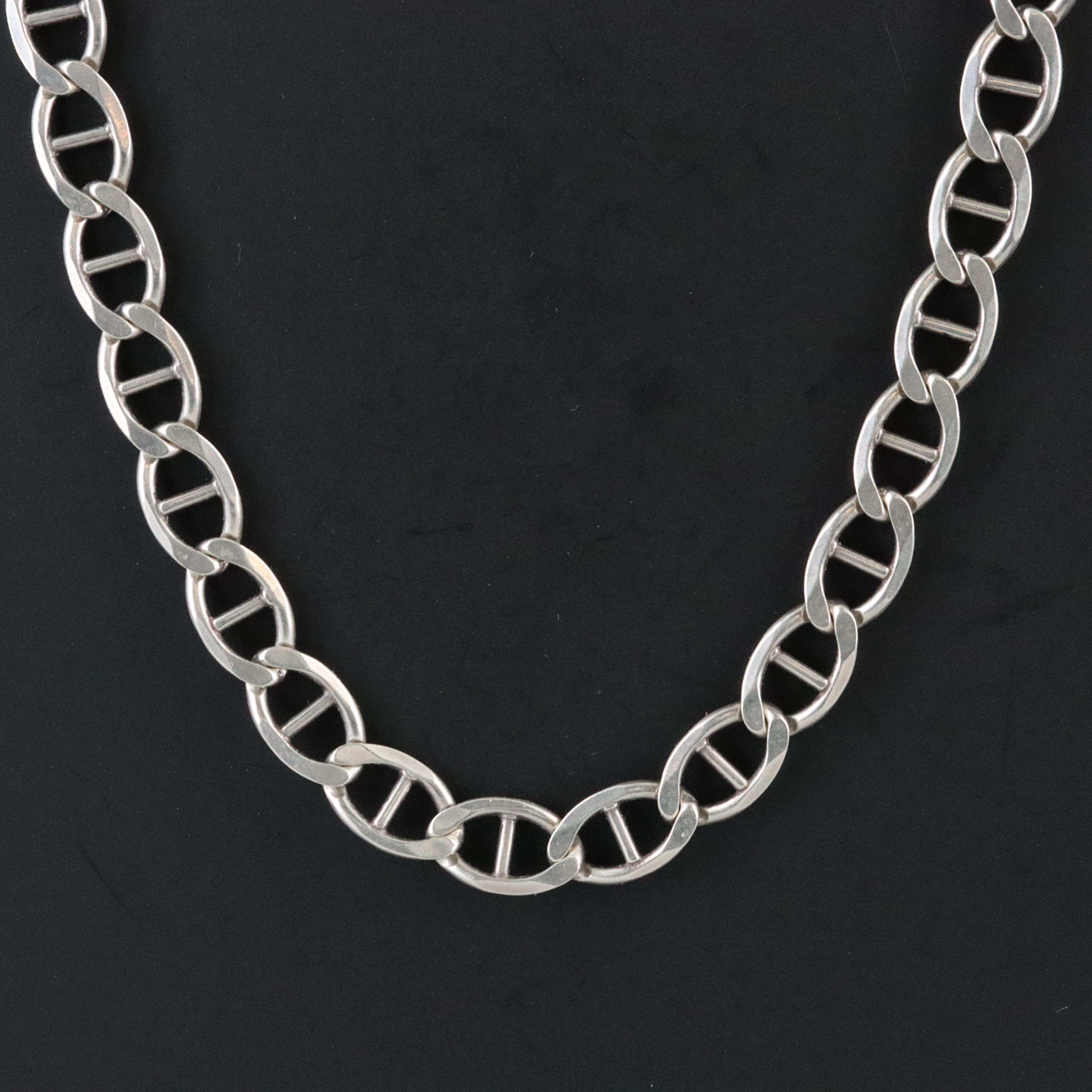 Sterling Mariner Chain Necklace