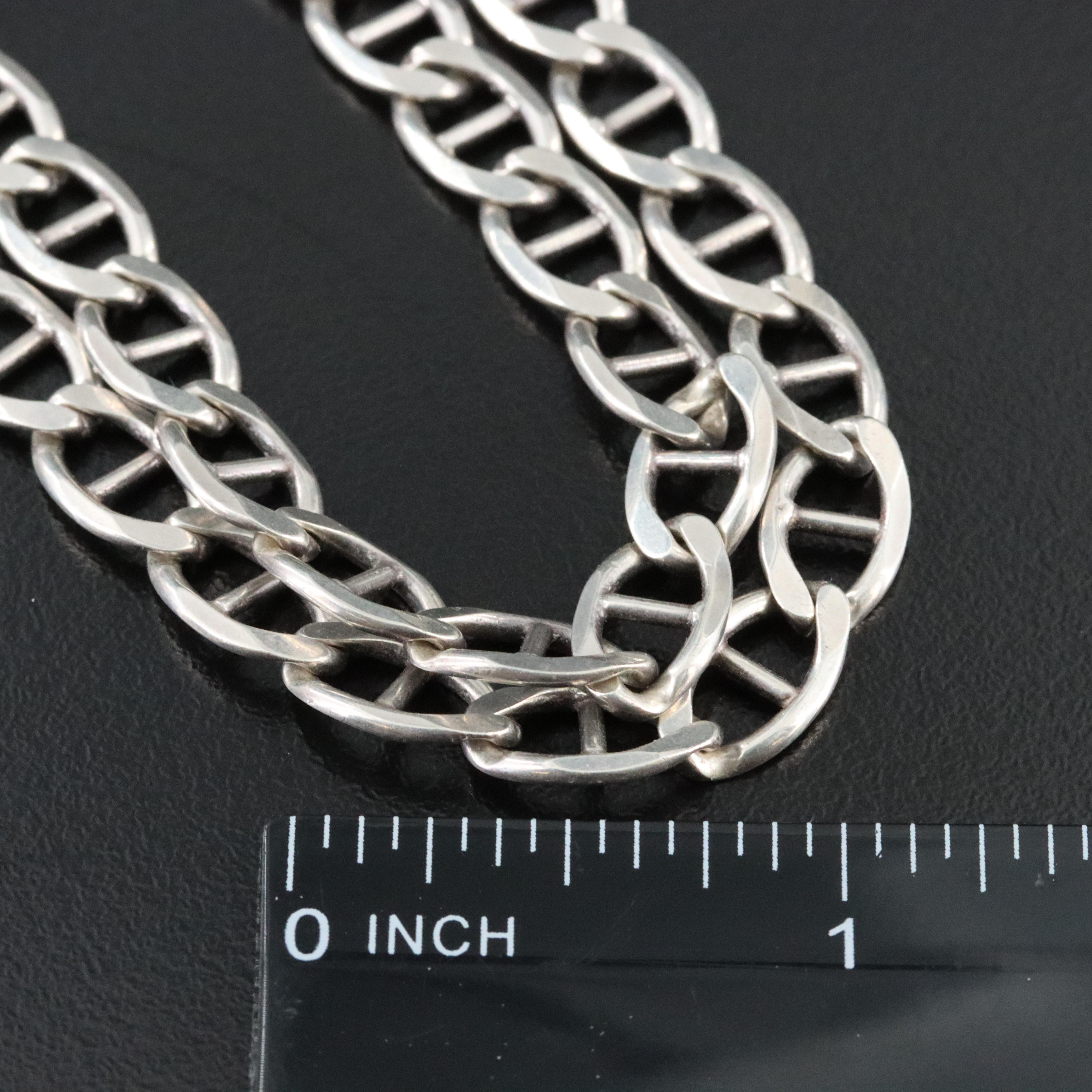 Sterling Mariner Chain Necklace