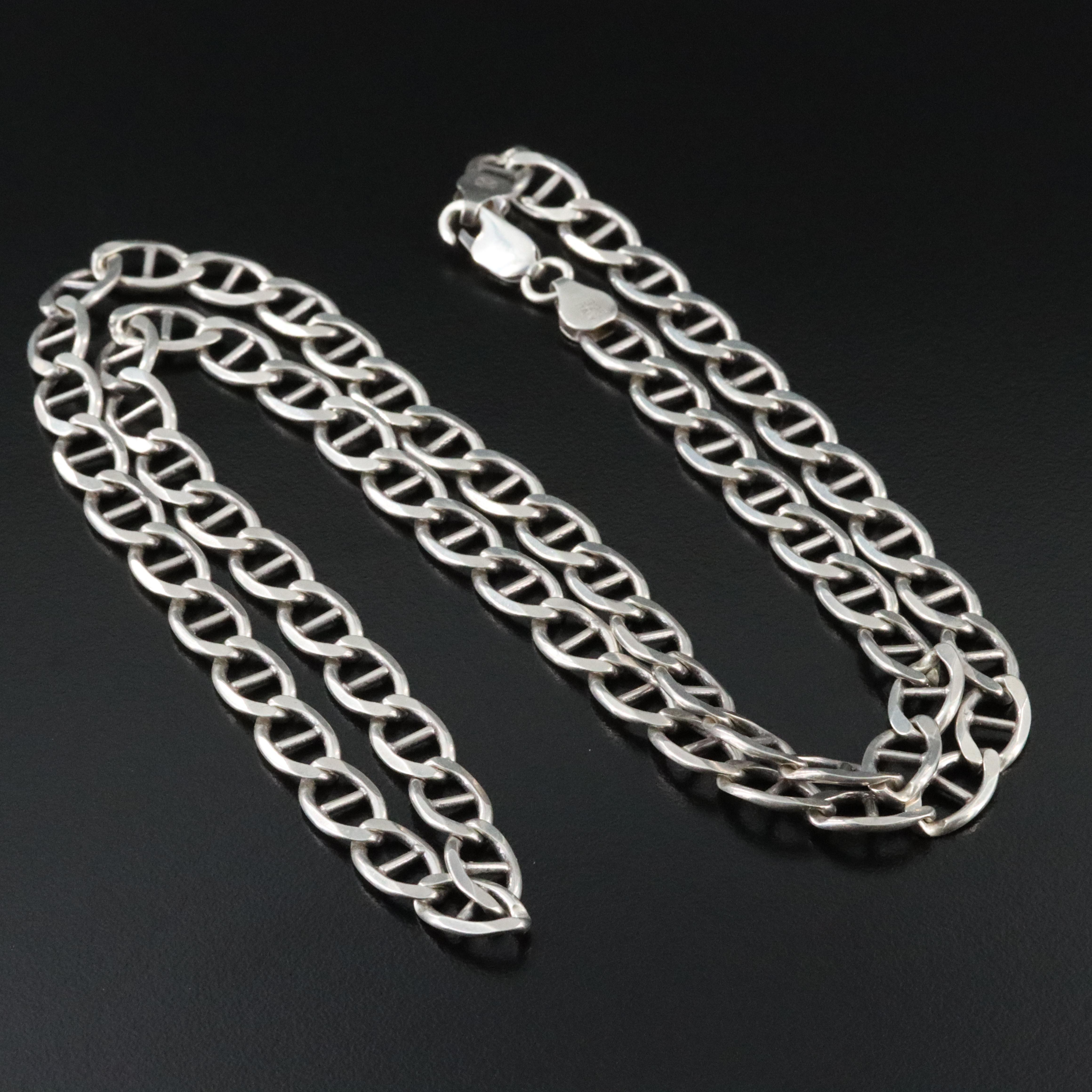 Sterling Mariner Chain Necklace
