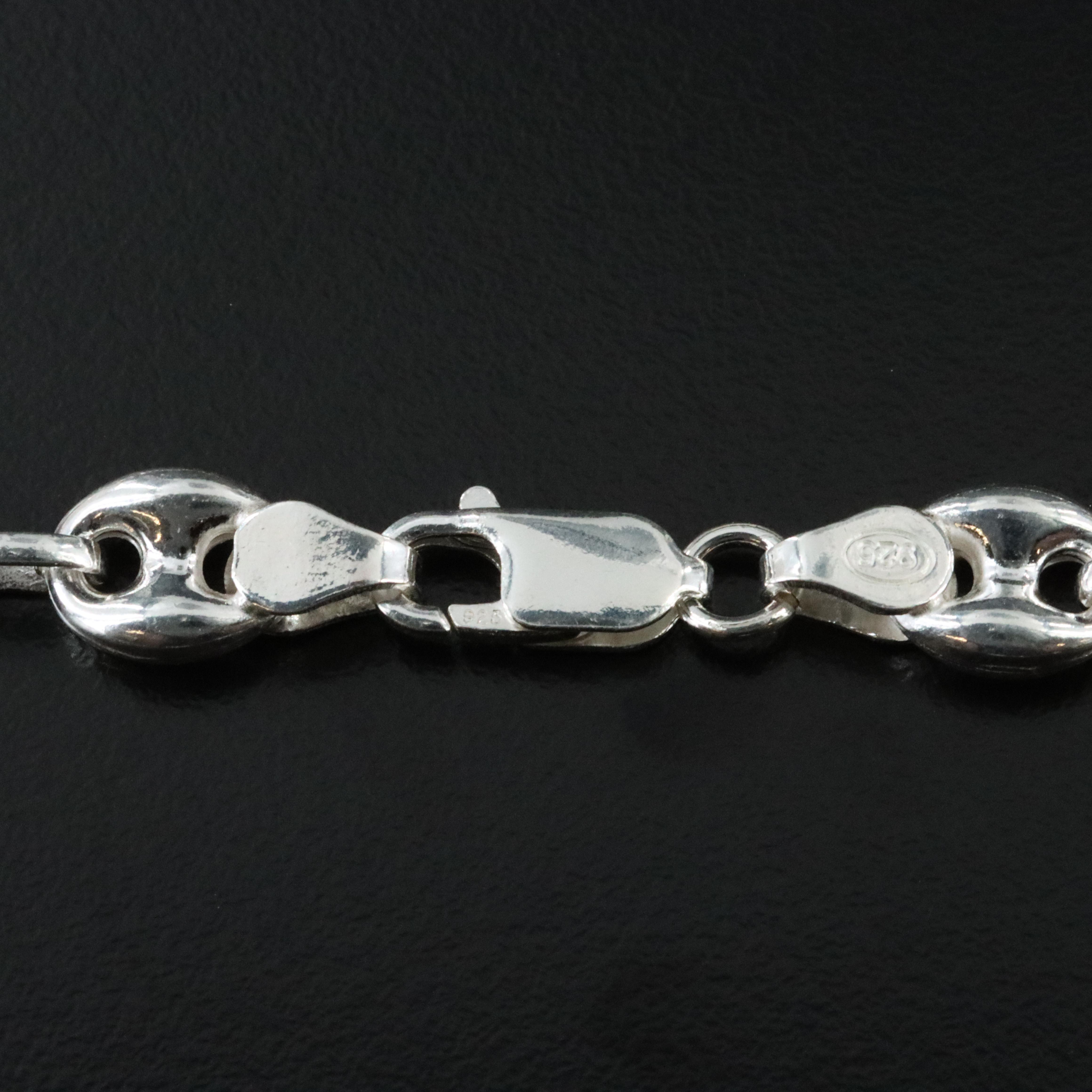 Sterling Mariner Link Necklace