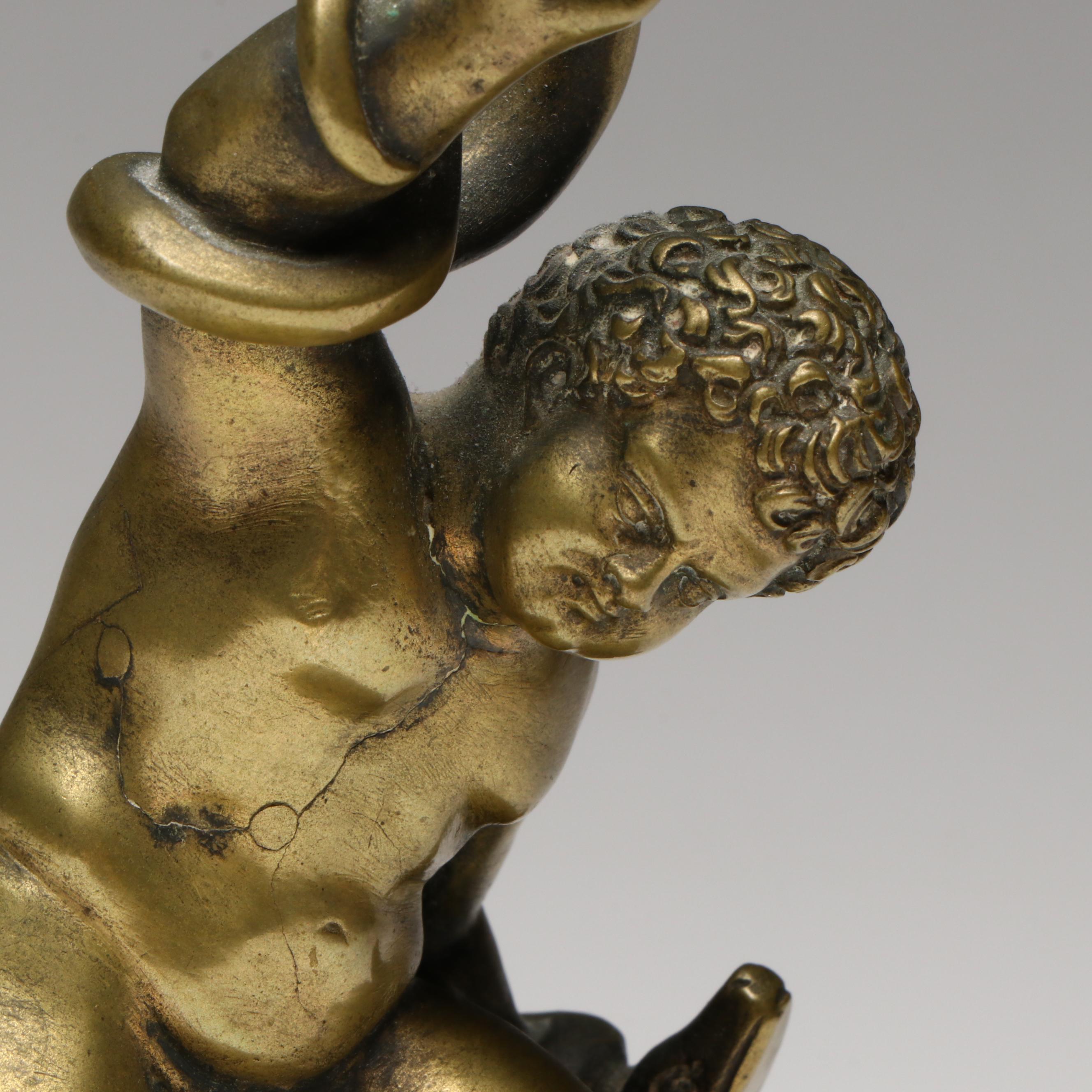 Antique Grand Tour Gilt Bronze Box, 19th Century