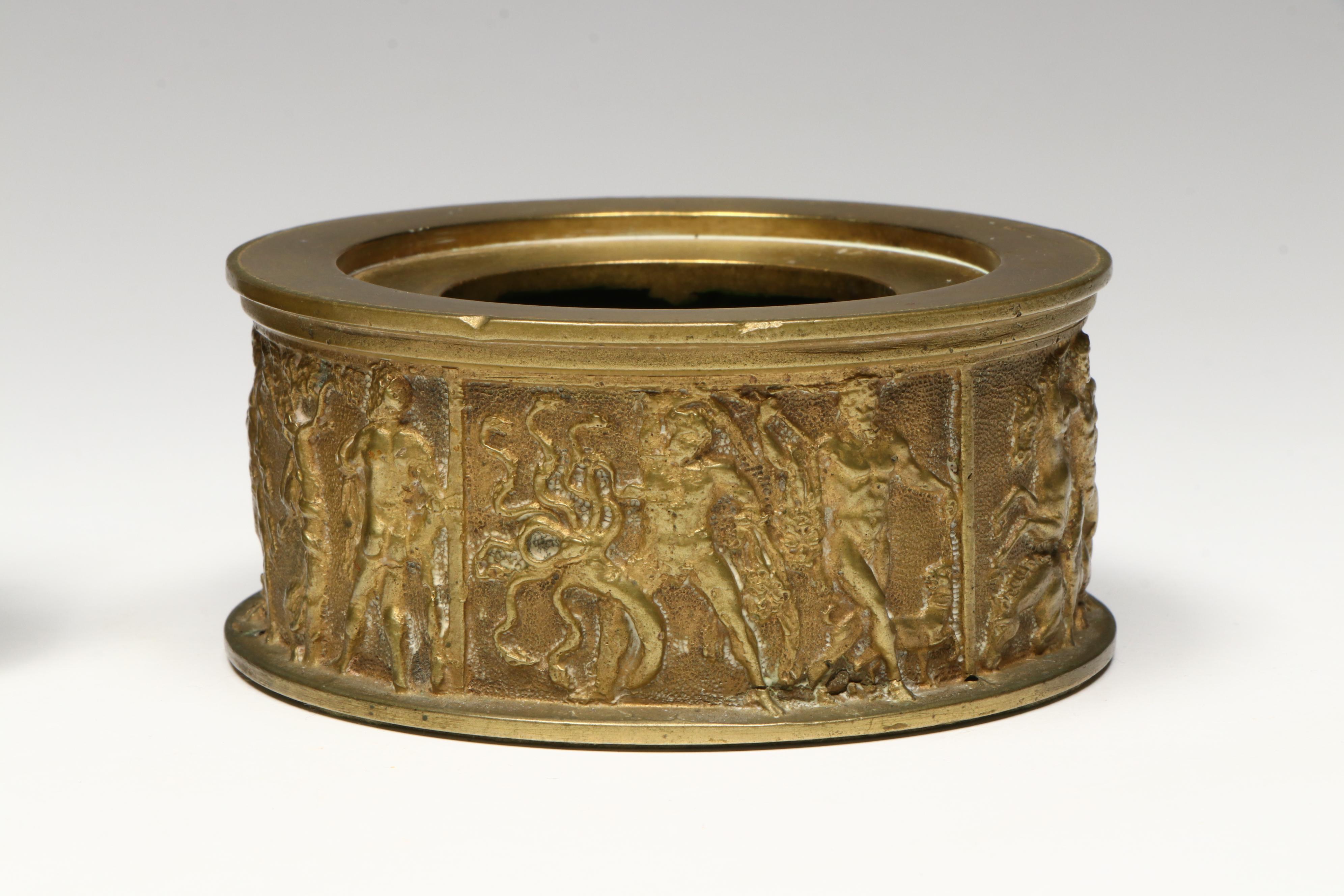 Antique Grand Tour Gilt Bronze Box, 19th Century