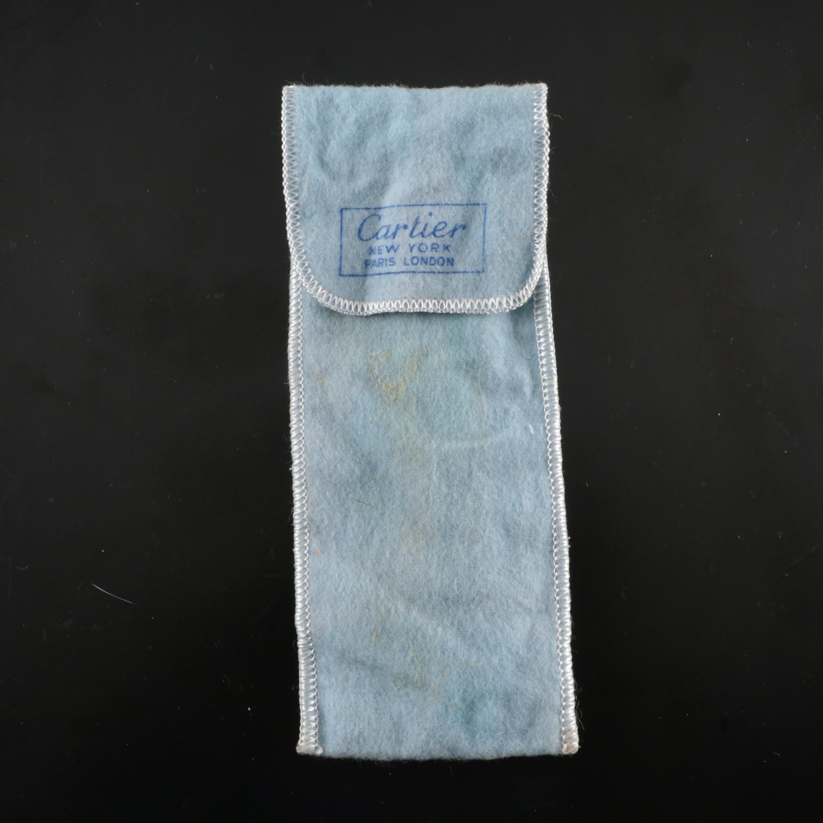 Cartier Sterling Silver Long Handled Serving Utensils