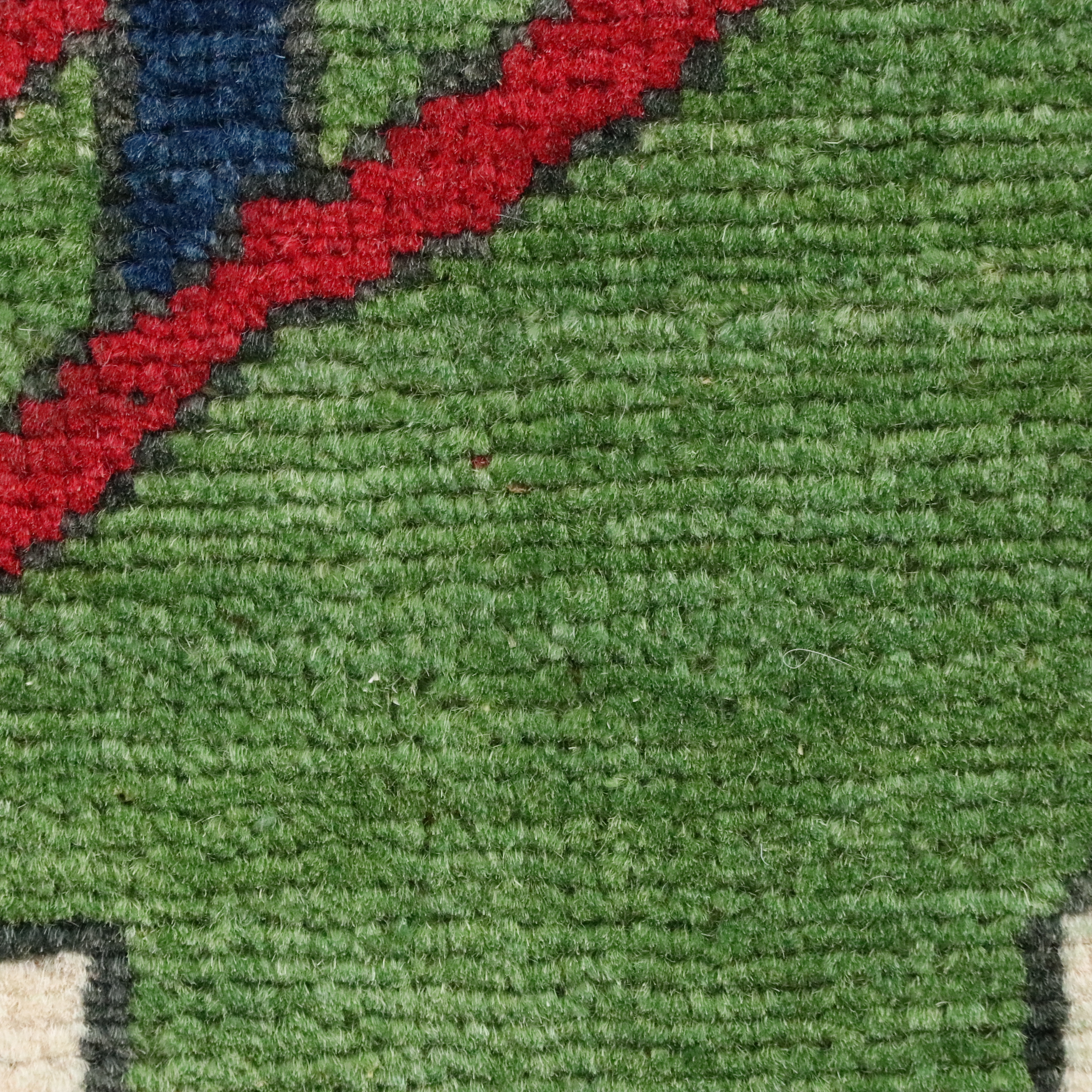 5' x 7'3 Hand-Knotted Afghan Pictorial War Area Rug