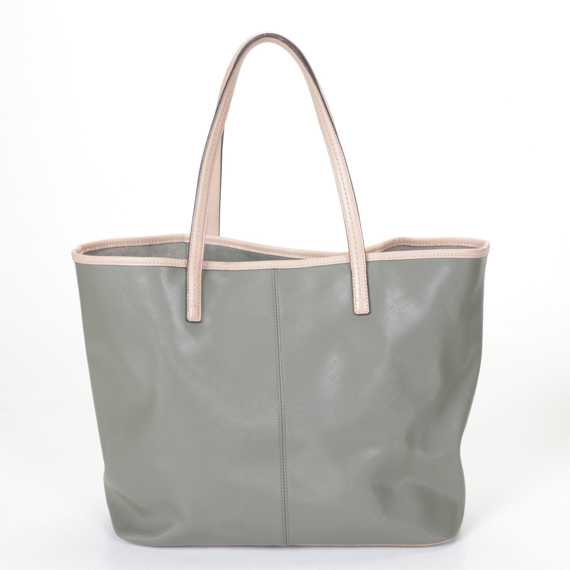 Coach Lori Shoulder Bag in Pebble Grain Leather with Green Metro Carriage Tote